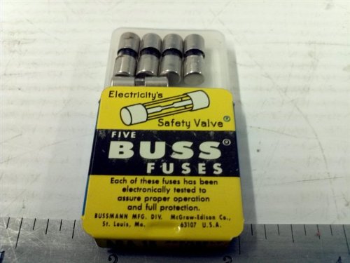 Bussmann AGA 15 Amp Fuse - 5 Pack - Fast-Acting Automotive Blade Fuse for Car, Truck, and Marine Electrical Systems - Perfect for Circuit Protection in Vehicles and Boats