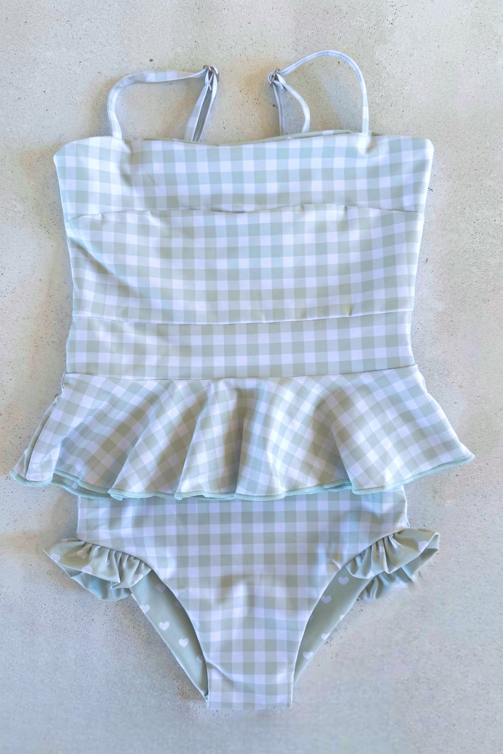 Girls Reversible Tankini Swimsuit - 2-in-1 Cute Bikini Top & Bottom Set for Teens - $36 | Perfect for Beach, Pool & Summer Vacations