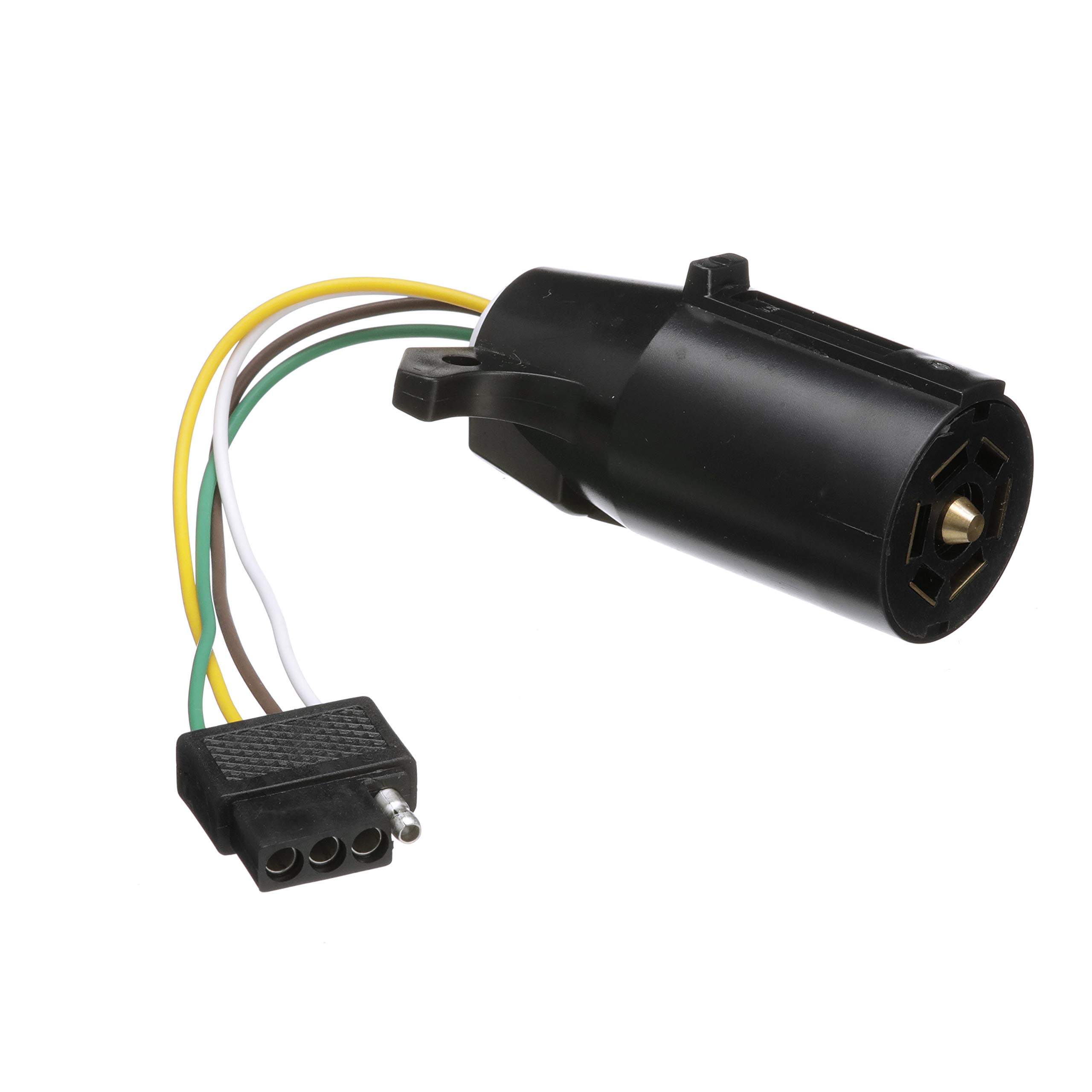 Seachoice 7-Way Trailer Wiring Connector - Heavy Duty Weatherproof Electrical Plug for Boat, RV & Utility Trailers - Perfect for Towing, Camping & Marine Applications