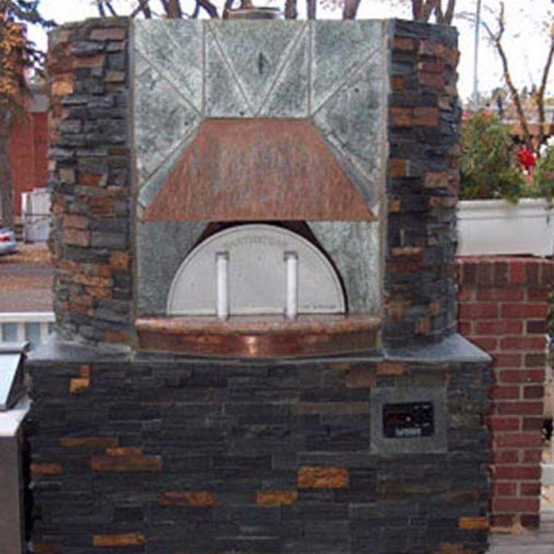 Earthstone 160 Modular Wood Fire Pizza Oven - Outdoor Cooking, Backyard Baking, Brick Oven for Homemade Pizza, Bread & Roasting - Perfect for Patio, Garden & Camping