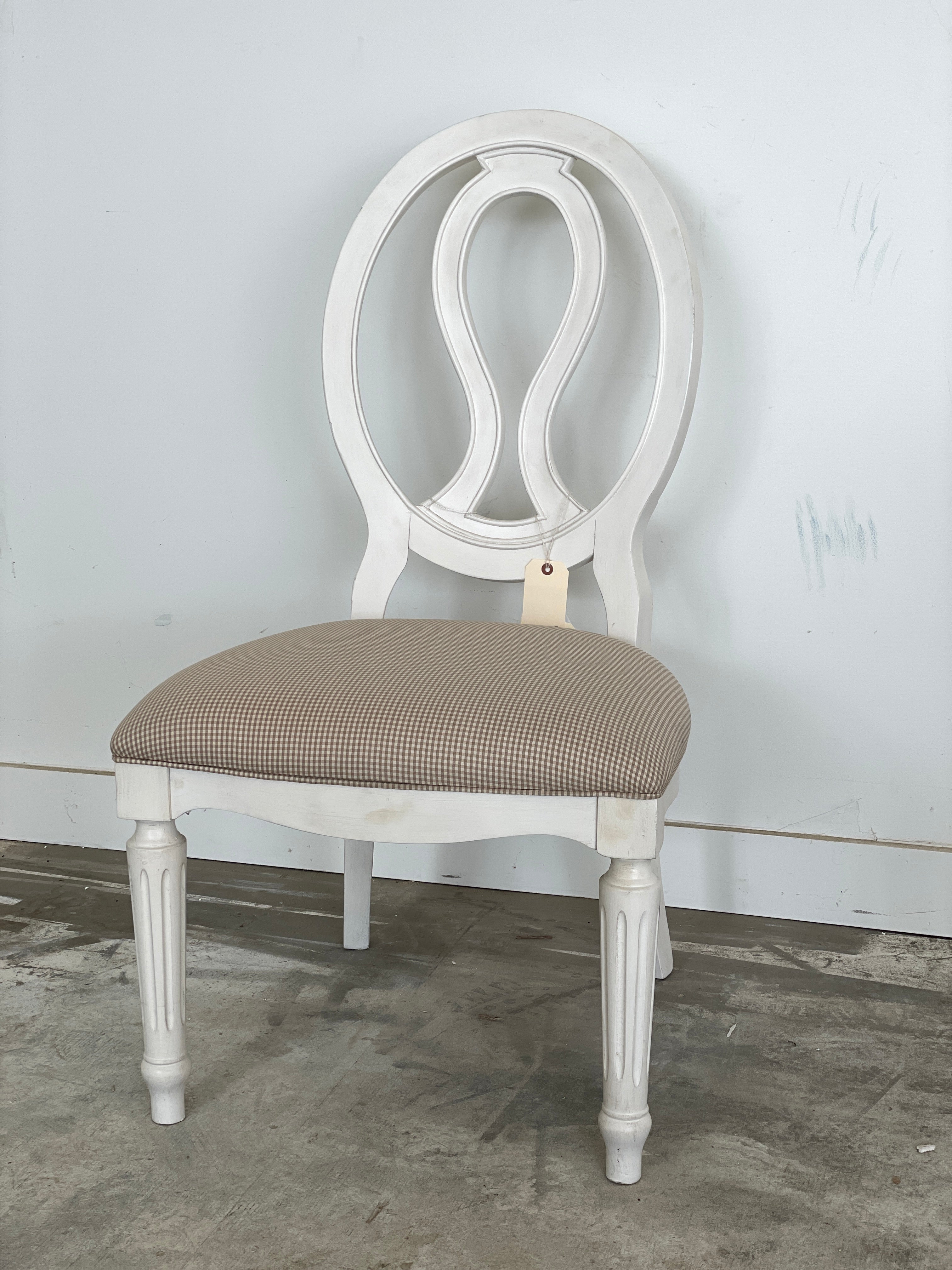 Summer Hill Pierced Back Side Chair - Elegant Dining Room Chair with Openwork Design for Home, Restaurant, and Office Use - Perfect for Indoor Dining, Kitchen, and Living Room Decor