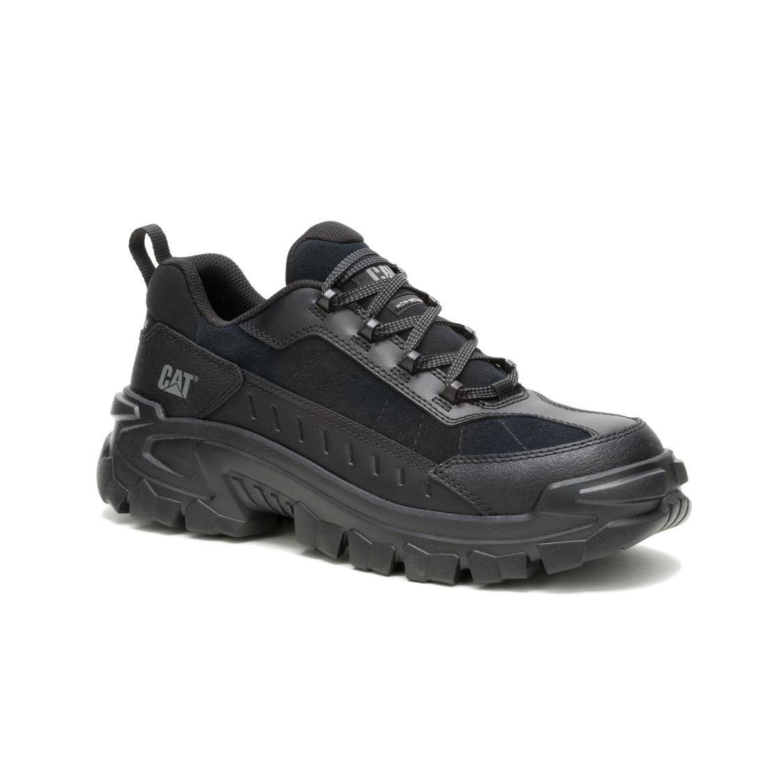 Invader Sport Lo Composite Toe Work Shoes - Black Suede Safety Sneakers for Men | Lightweight & Comfortable for Construction, Warehouse & Outdoor Work