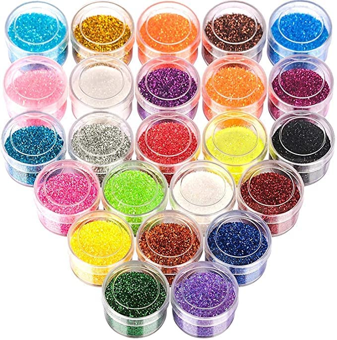 LEOBRO 12-Color Ultra Fine Glitter Powder Set for Resin Art, Nails, Tumbler & Candle Making – Non-Toxic Body, Face & Hair Glitter for Cosmetics & Crafts – Perfect for DIY Epoxy Projects, Festival Makeup & Sparkling Decorations