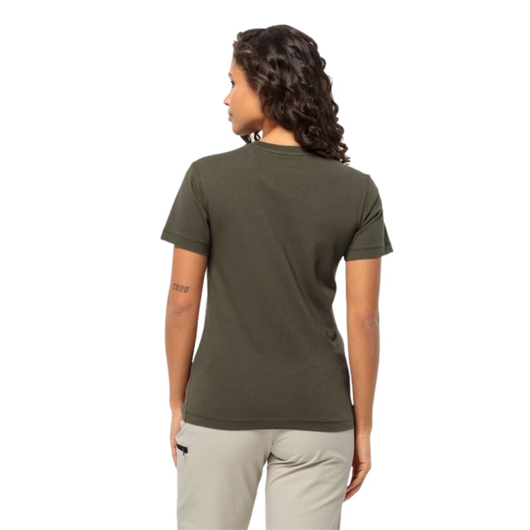 Jack Wolfskin Essential Women's T-Shirt - Lightweight Quick-Dry Outdoor Tee for Hiking, Travel & Casual Wear