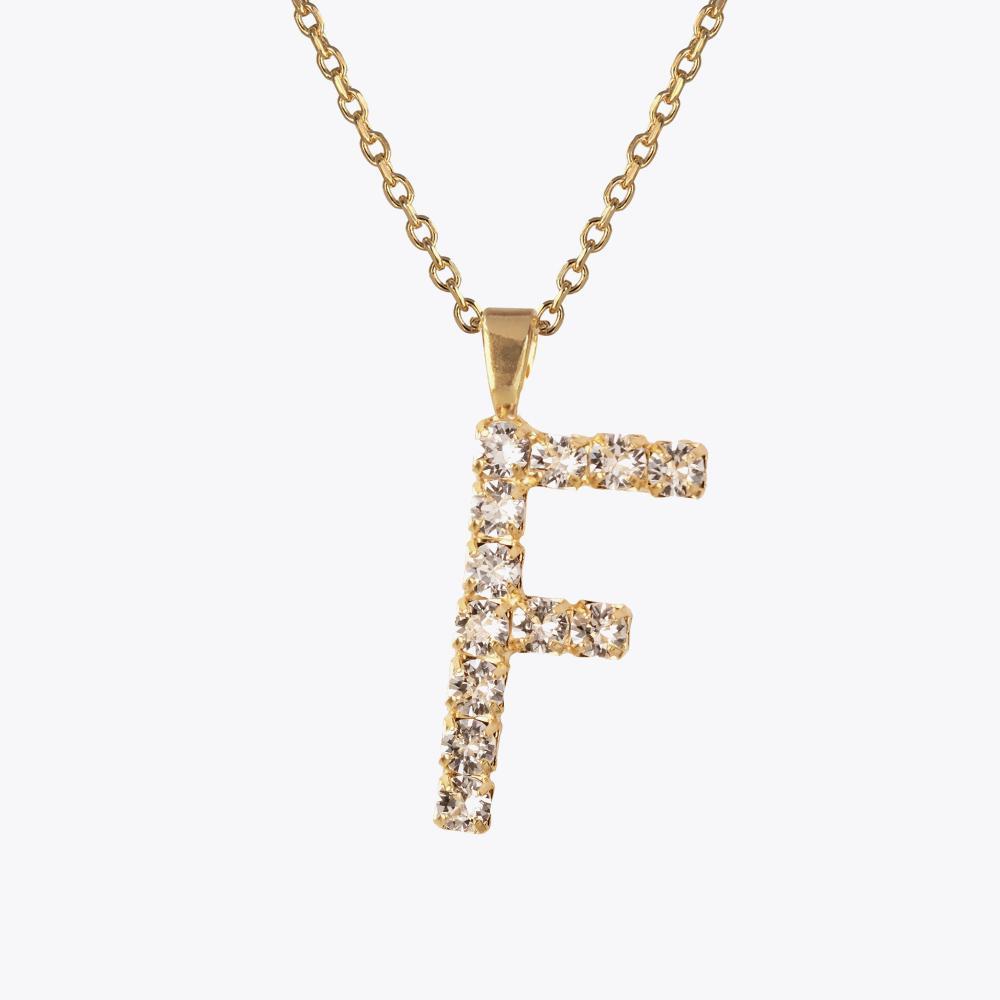 Personalized Crystal Letter Necklace for Women - Custom Initial Pendant Jewelry Gift for Her | Perfect for Birthdays, Anniversaries, and Special Occasions