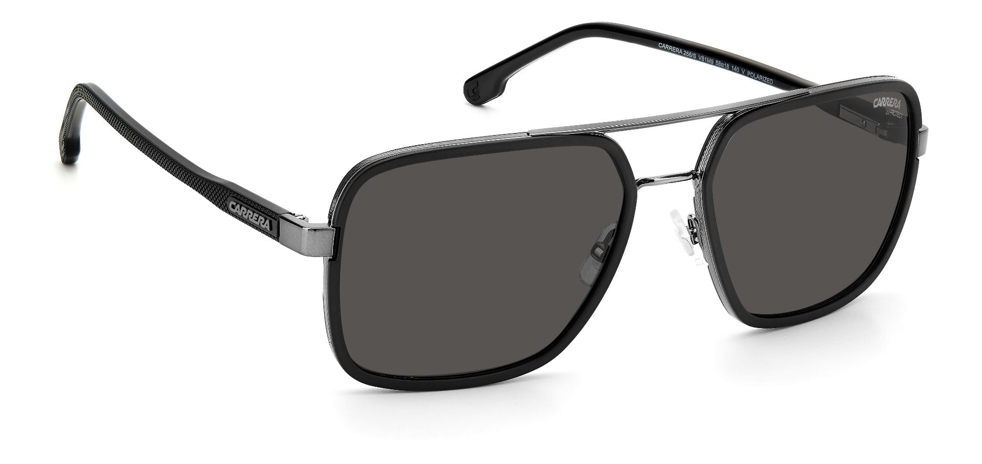 Carrera 256 S Sunglasses - Polarized UV Protection Sports Sunglasses for Men & Women - Perfect for Running, Cycling, and Outdoor Activities