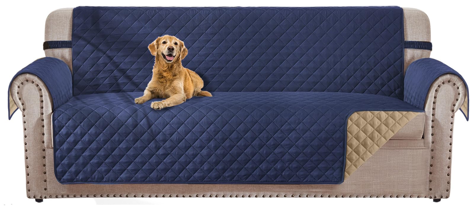 Reversible Oversized Dog Couch Cover 78
