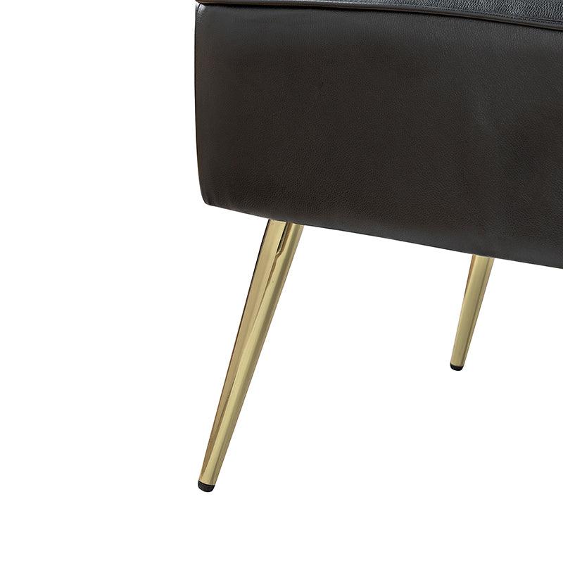 Agnes Vegan Leather Loveseat - Eco-Friendly Faux Leather Sofa for Small Spaces | Perfect for Apartments, Living Rooms & Home Offices