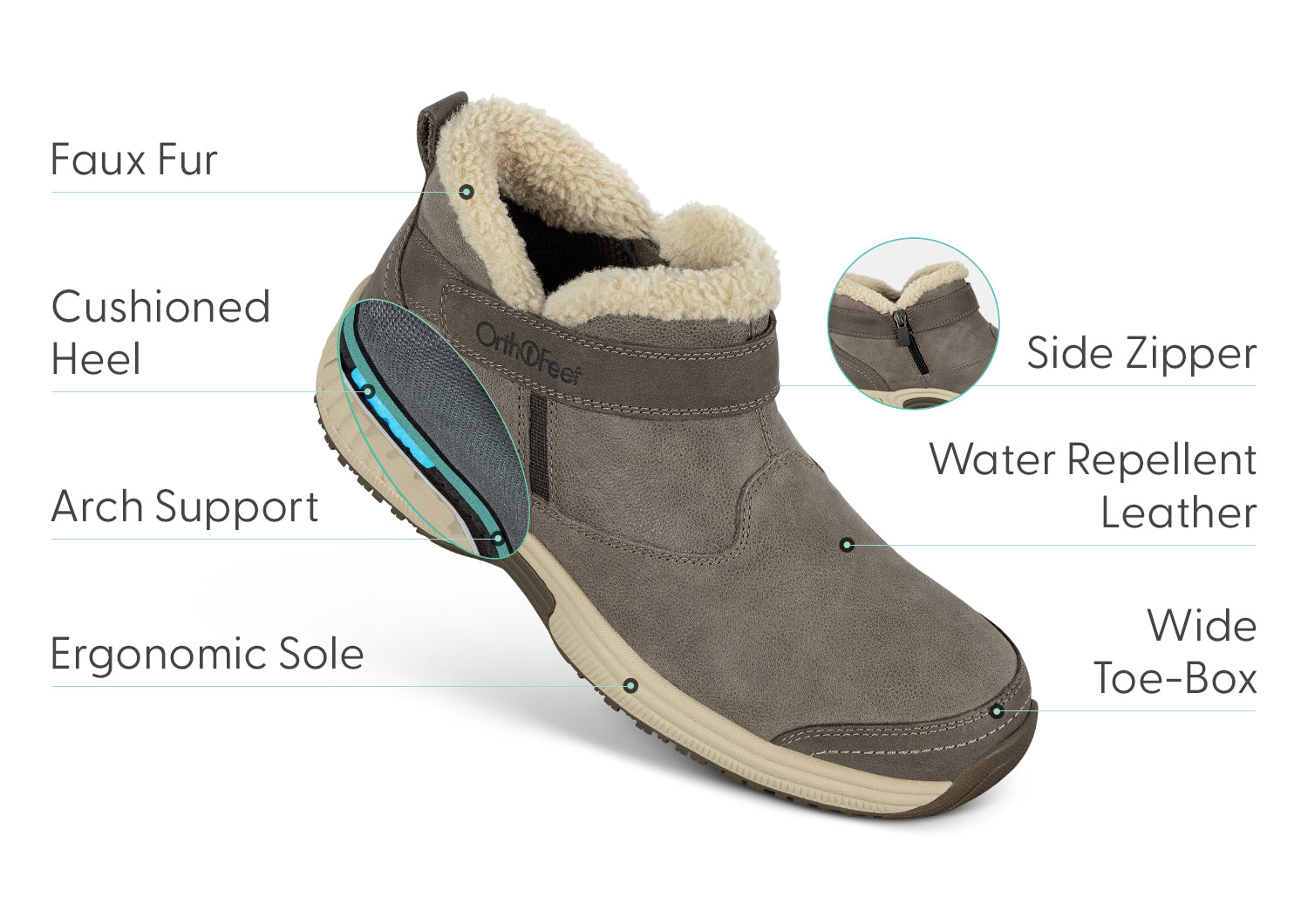 Siena Taupe Women's Comfortable Slip-On Loafers - Casual & Elegant Shoes for Work, Office, and Everyday Wear