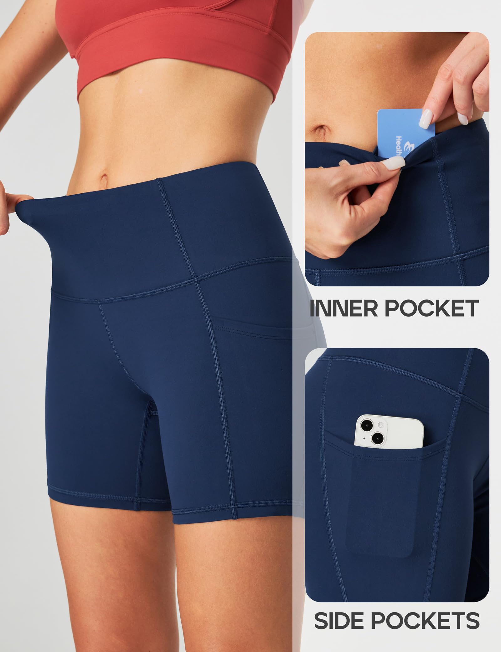 Heathyoga Women's High Waisted 5
