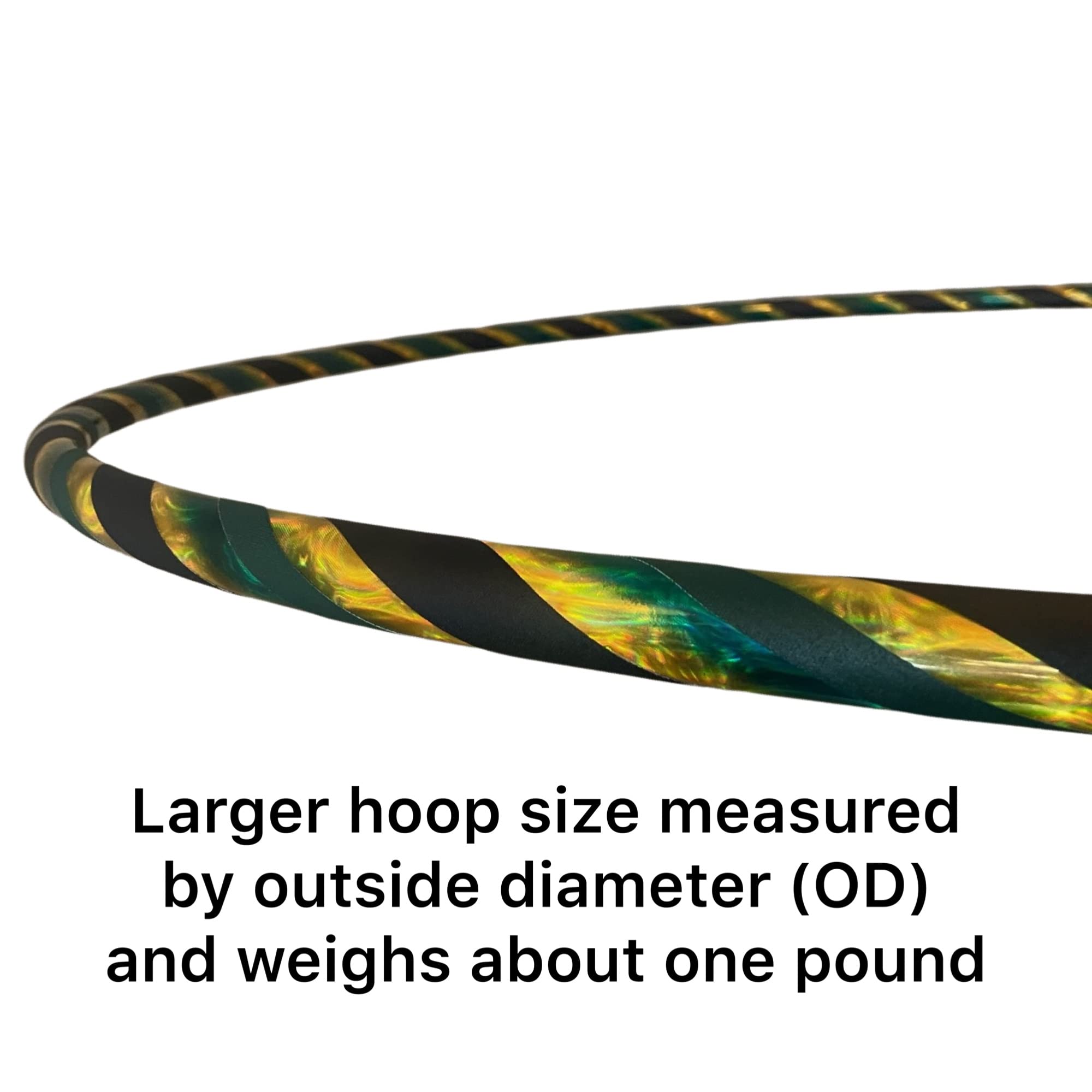 1 lb Weighted Hula Hoop for Adults - 38 Inch Exercise Hoop for Fitness, Weight Loss & Fun | Perfect for Beginners, Home Workouts & Outdoor Activities