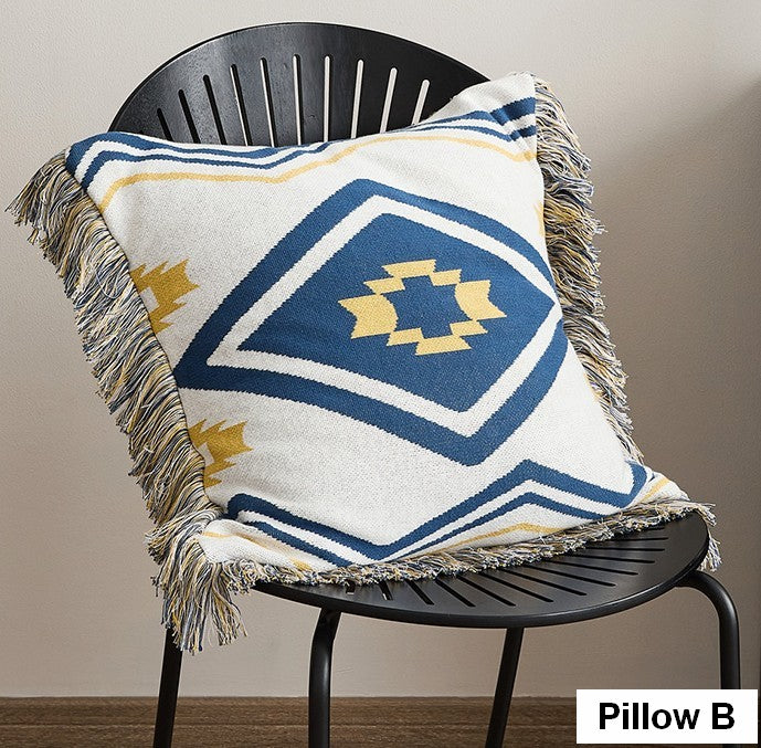 Modern Decorative Throw Pillows for Couch & Bedroom - Square Contemporary Sofa Pillow Covers - Stylish Home Decor Accent for Living Room, Bedroom & Interior Design