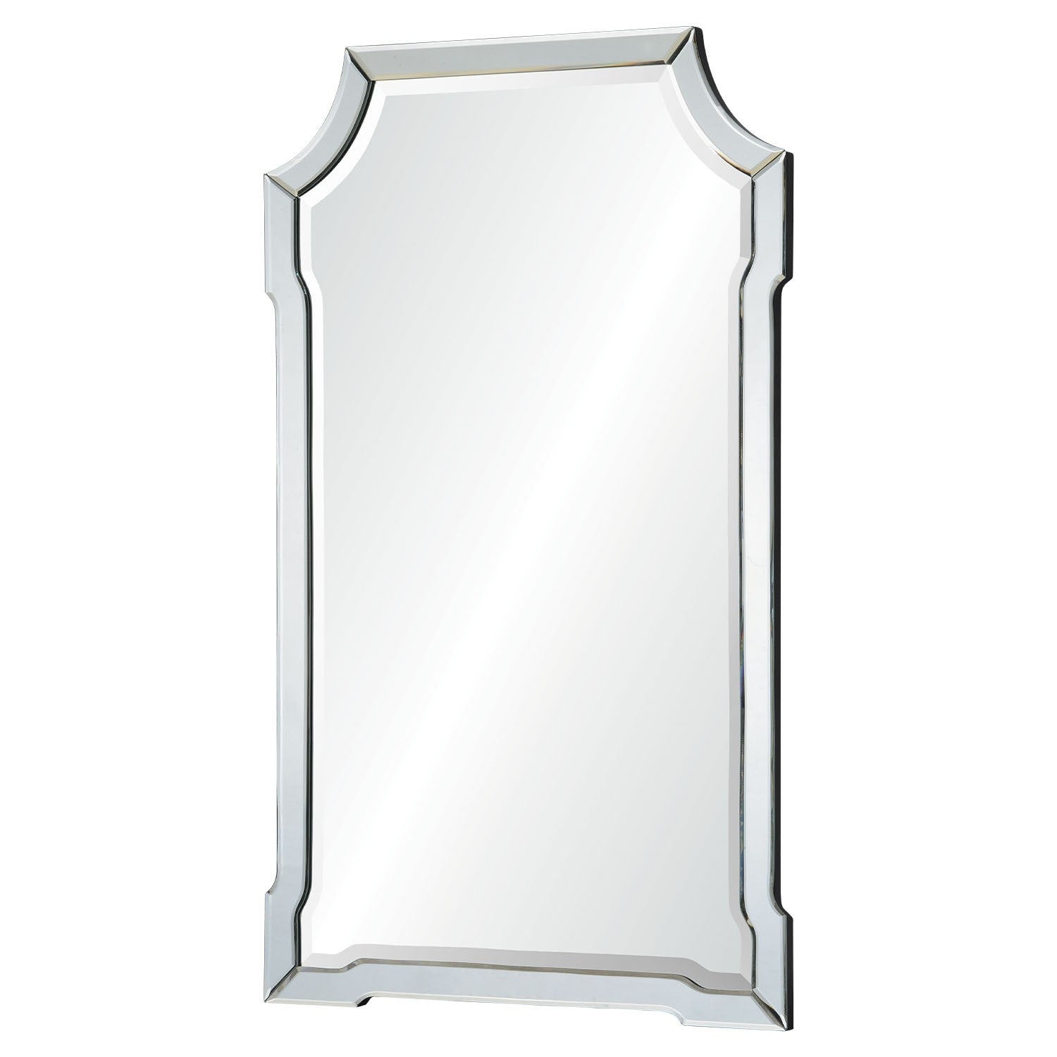 Barclay Butera Round Beveled Mirror - Elegant Framed Wall Mirror for Living Room, Bedroom & Entryway Décor