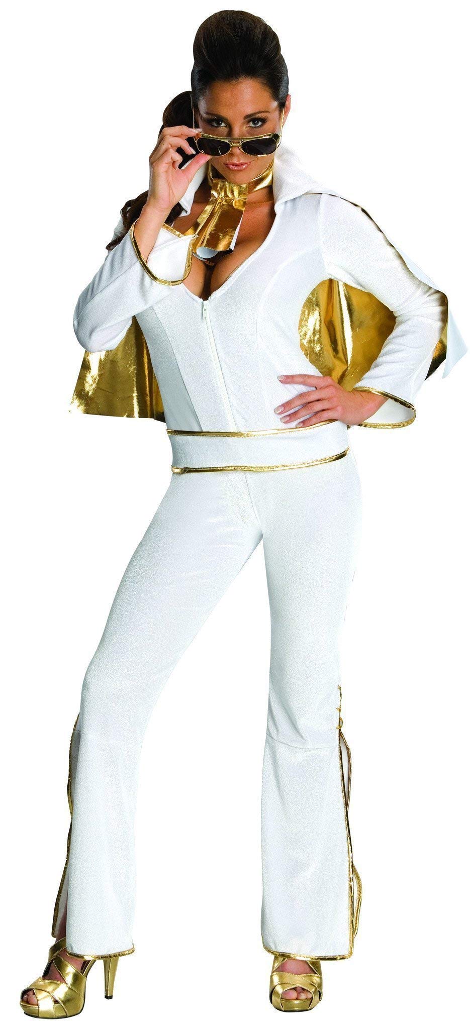 Elvis Women's Secret Wishes Sexy Costume - Halloween, Cosplay, Lingerie & Boudoir Outfit for Parties & Role Play