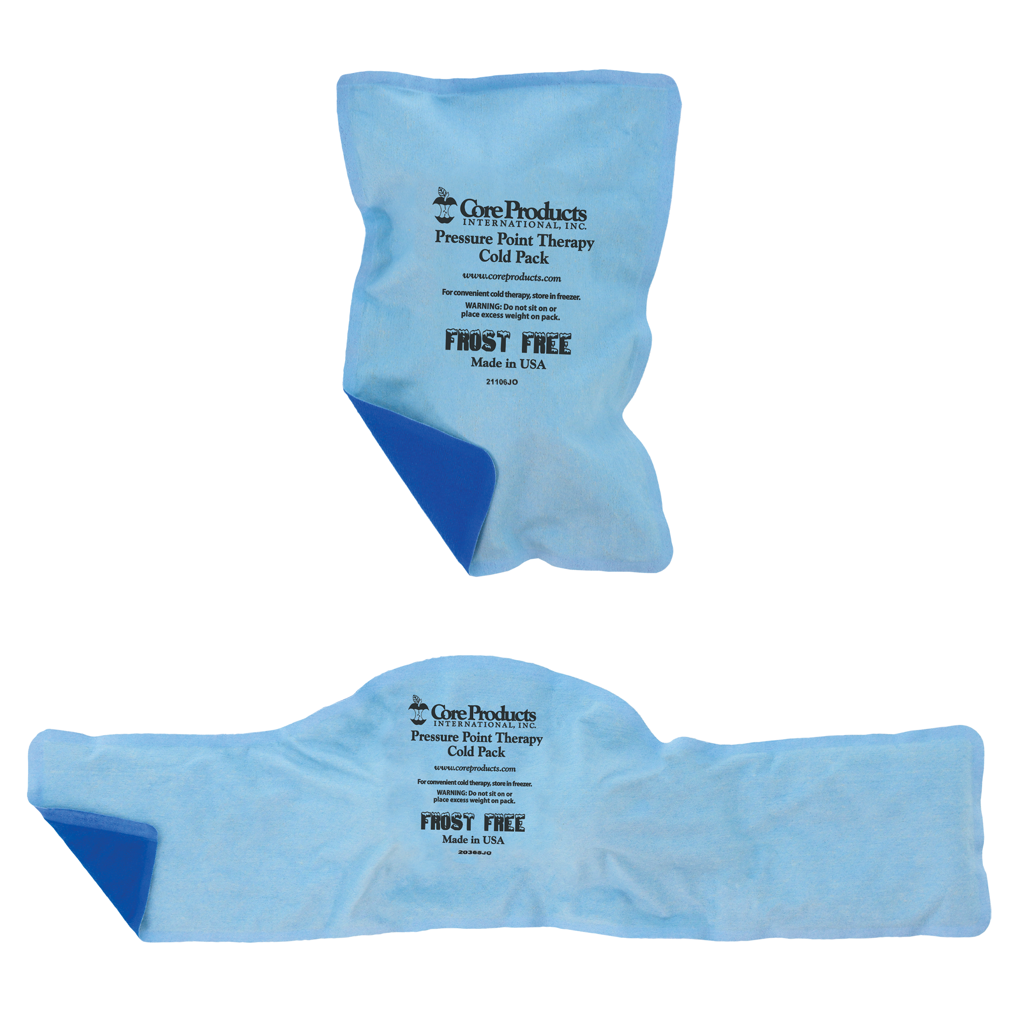 Dual Comfort Pressure Point Cold Therapy Pack for Pain Relief - Reusable Gel Ice Pack for Headache, Muscle Soreness, Sports Injuries & Post-Surgery Recovery