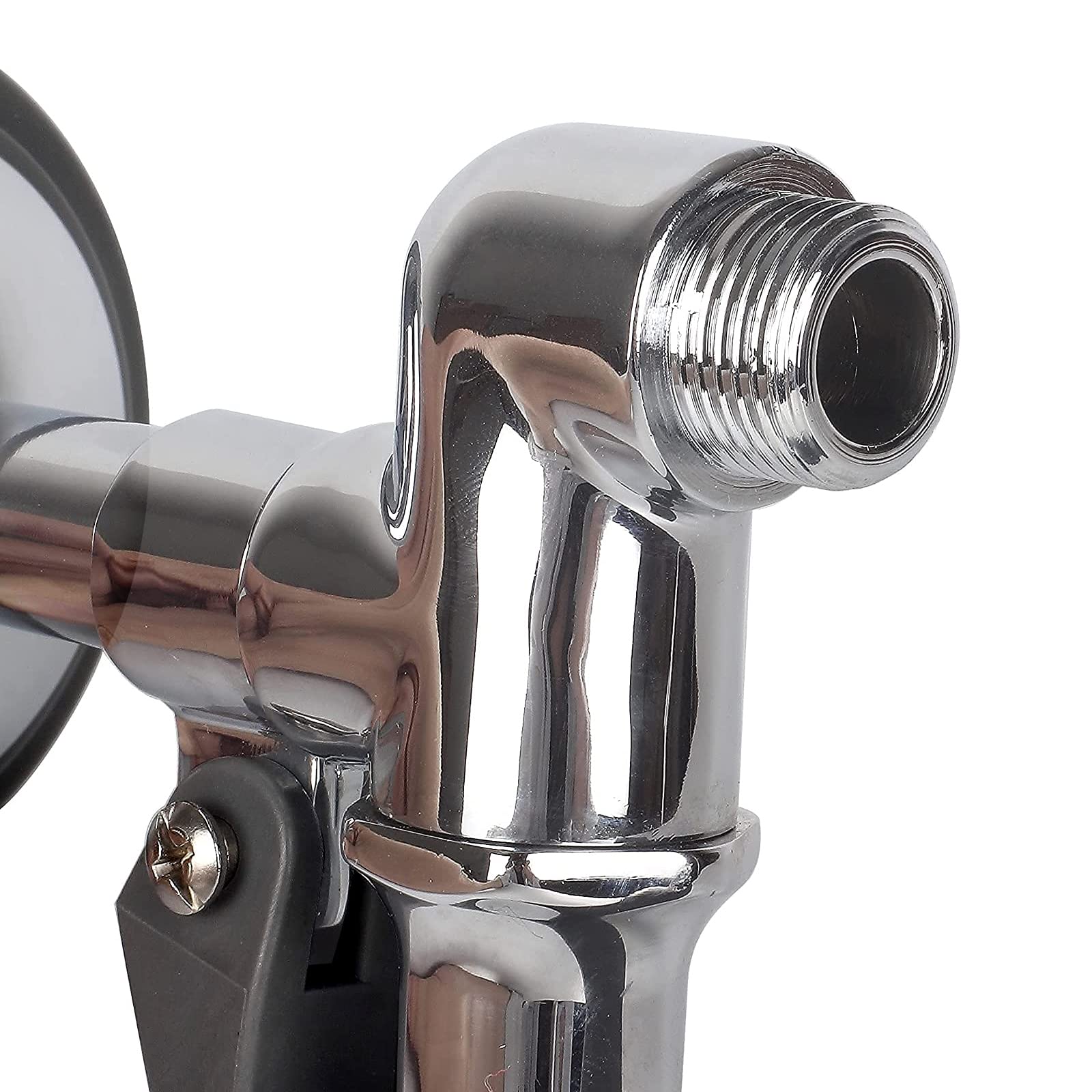 Commercial Kitchen Sink Pre-Rinse Spray Valve - 1.42 GPM High Pressure Faucet Sprayer Head with Chrome Polished Nozzle Replacement Kit (Black) - Perfect for Restaurant, Food Truck & Commercial Dishwashing Stations