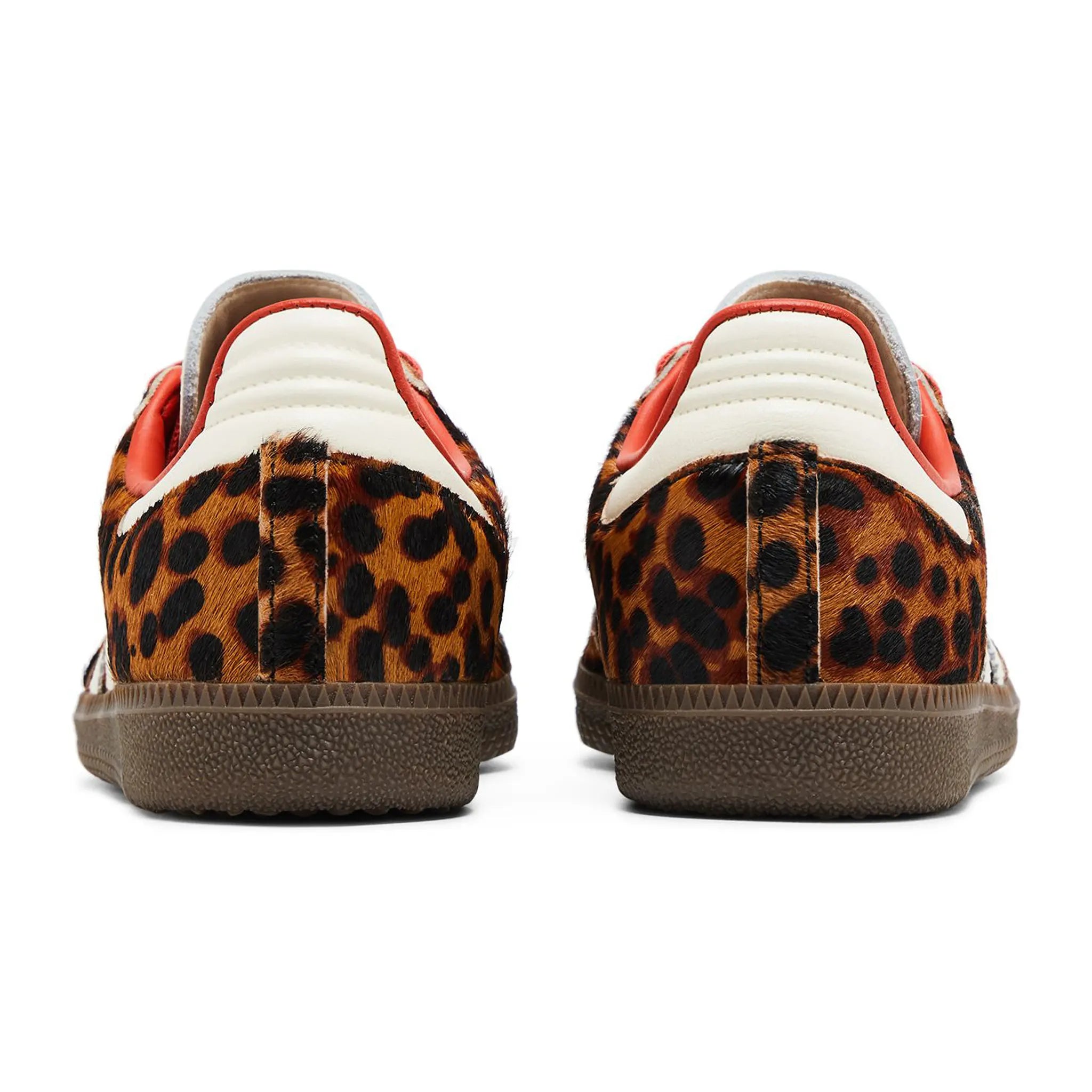 Adidas Samba OG Women's Sneakers - Red Leopard Print Fashion Athletic Shoes for Casual Wear & Street Style