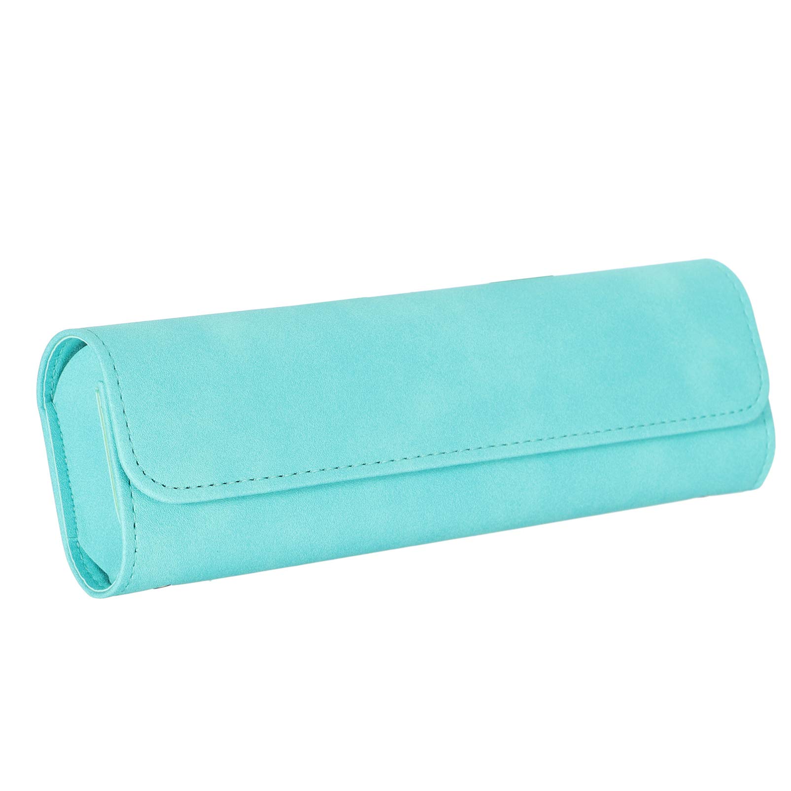 **Healifty Kids Travel Toothbrush Case - PU Leather Electric Toothbrush Holder, Portable Toothpaste & Toiletries Organizer for Travel (Green) - Perfect for Family Trips, Camping & School**
