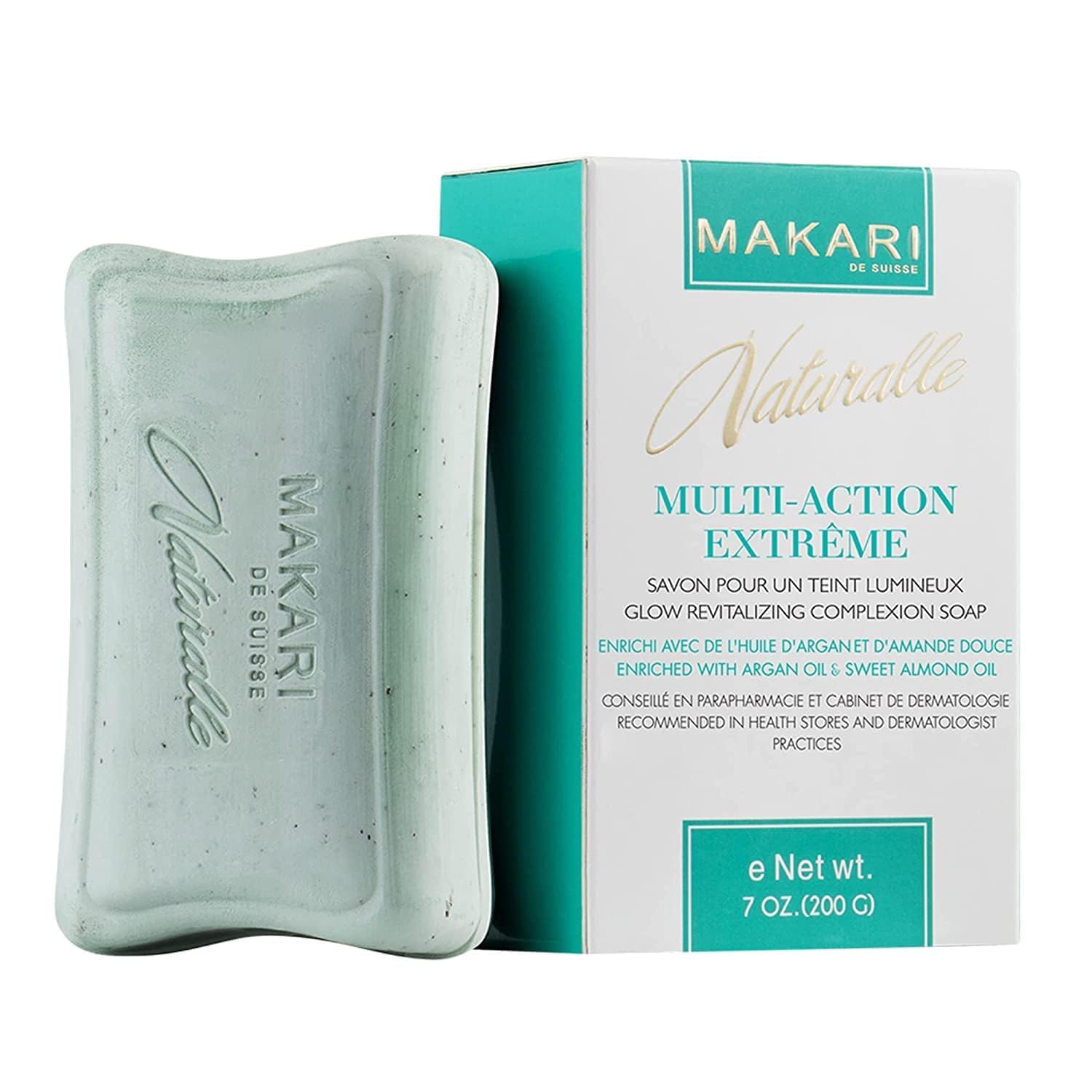 MAKARI Naturalle Multi-Action Extreme Botanical Facial Kit - Moisturizing Skin Care Set for Sensitive & Dry Skin | 4-Piece Gift Set with SPF15 & Free Makeup Bag | Daily Hydration & Anti-Aging for Women