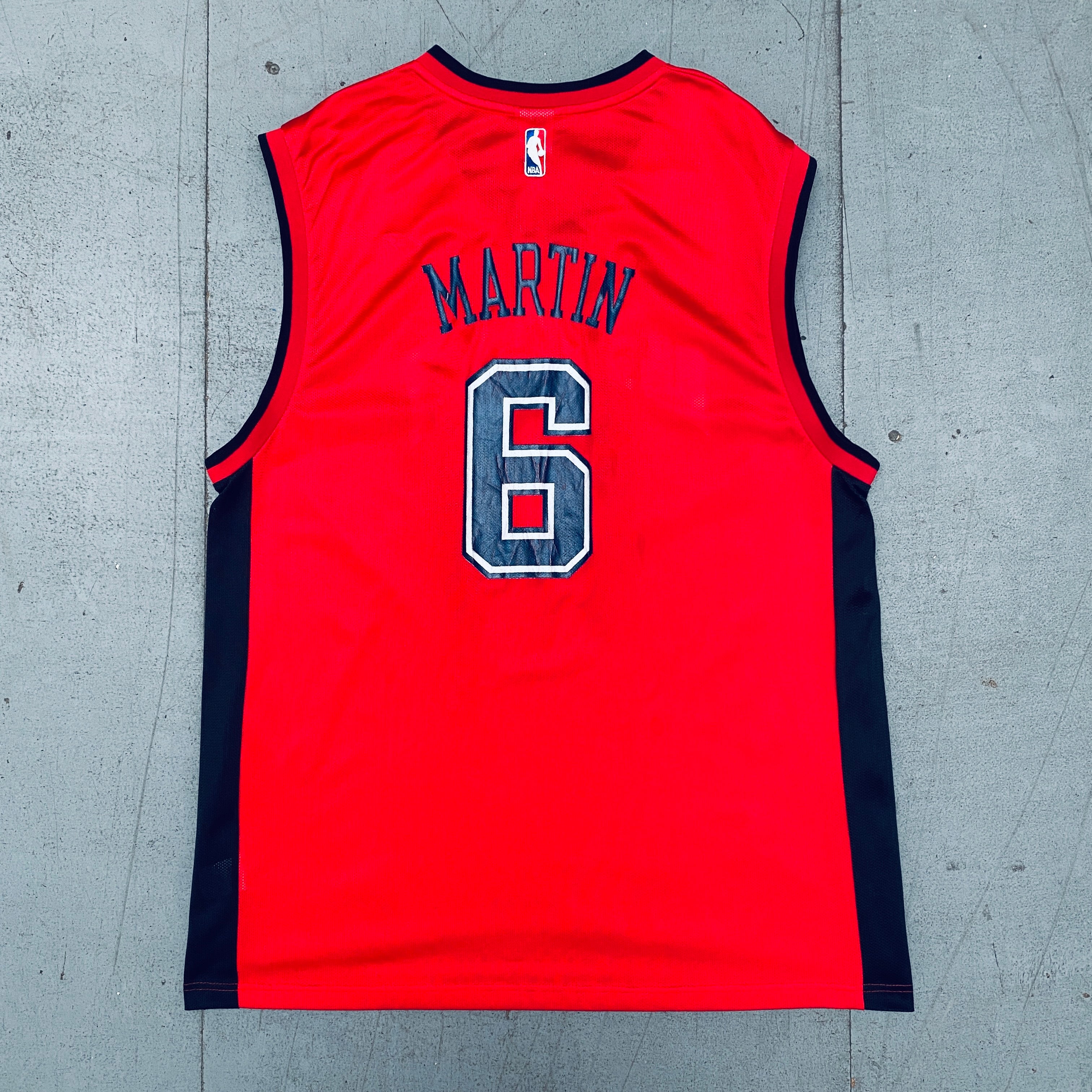 Authentic Kenyon Martin 2002-03 New Jersey Nets Red Reebok Jersey Size XL - Vintage NBA Basketball Jersey for Collectors & Fans - Perfect for Game Day, Cosplay, and Sports Memorabilia Display