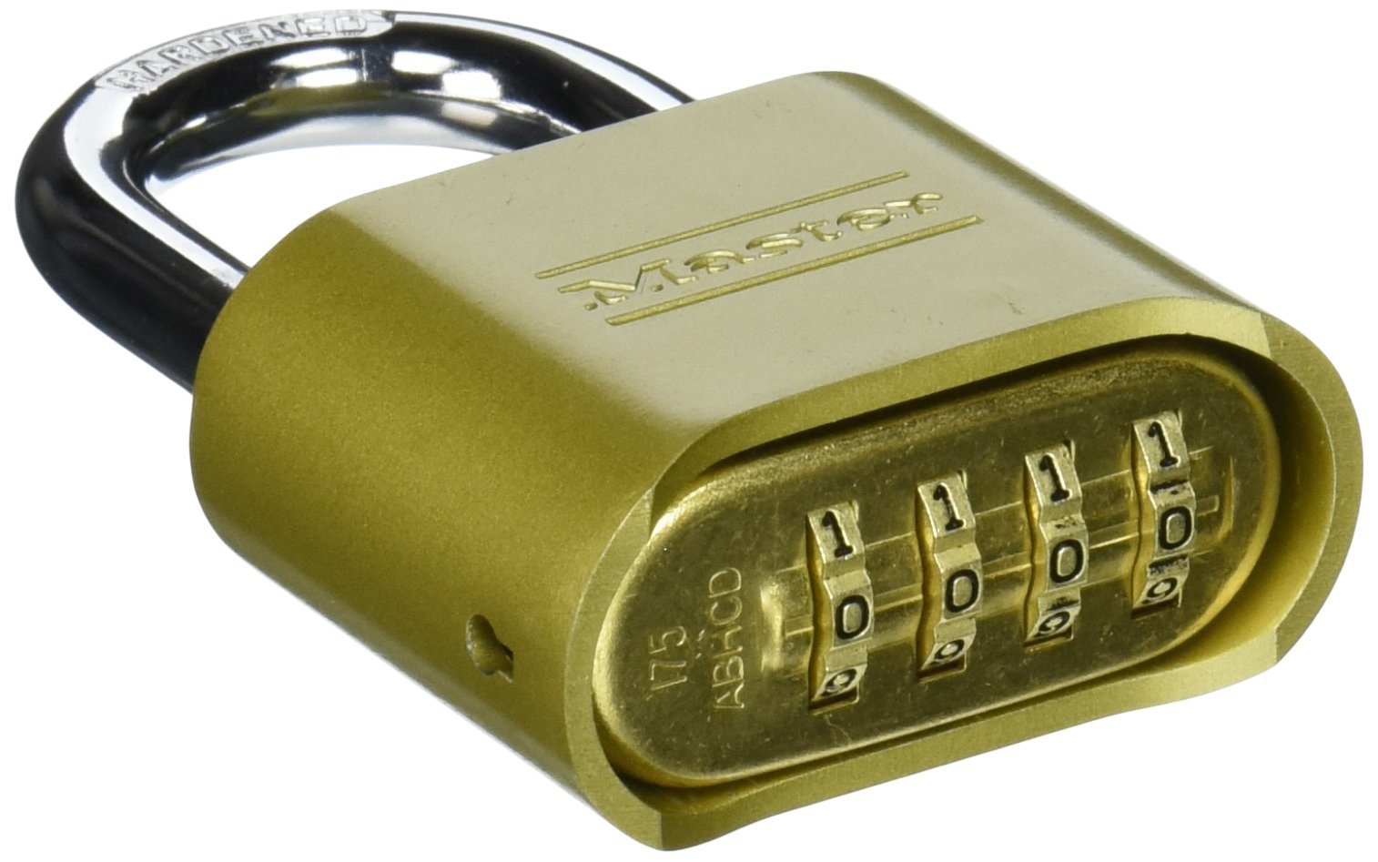 Resettable Combination Lock - 4 Digit Heavy Duty Padlock for Luggage, Gym Lockers & Backpacks - Secure & Durable Travel & School Accessory