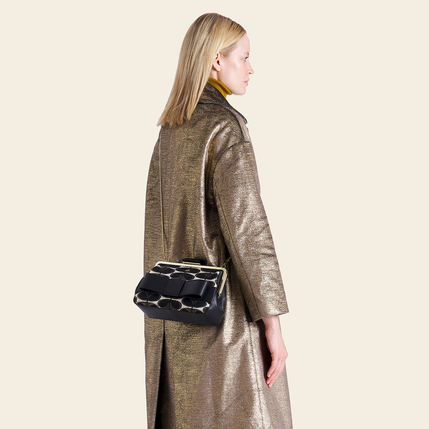 Holly Crossbody Bag with Gold Chain Strap - Stylish & Lightweight for Women, Perfect for Everyday Use, Shopping, and Travel