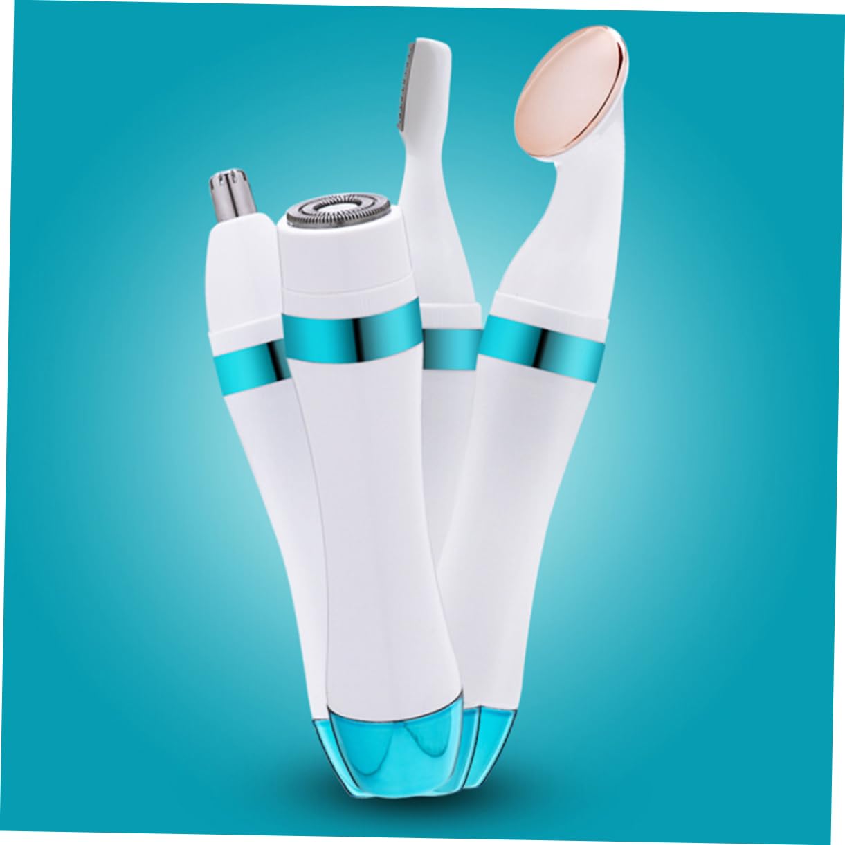 FOMIYES Women's Electric Facial Hair Remover - 4-in-1 Waterproof Body Hair Trimmer & Shaver for Smooth Skin - Perfect for Travel, Bikini Line, Legs & Underarms