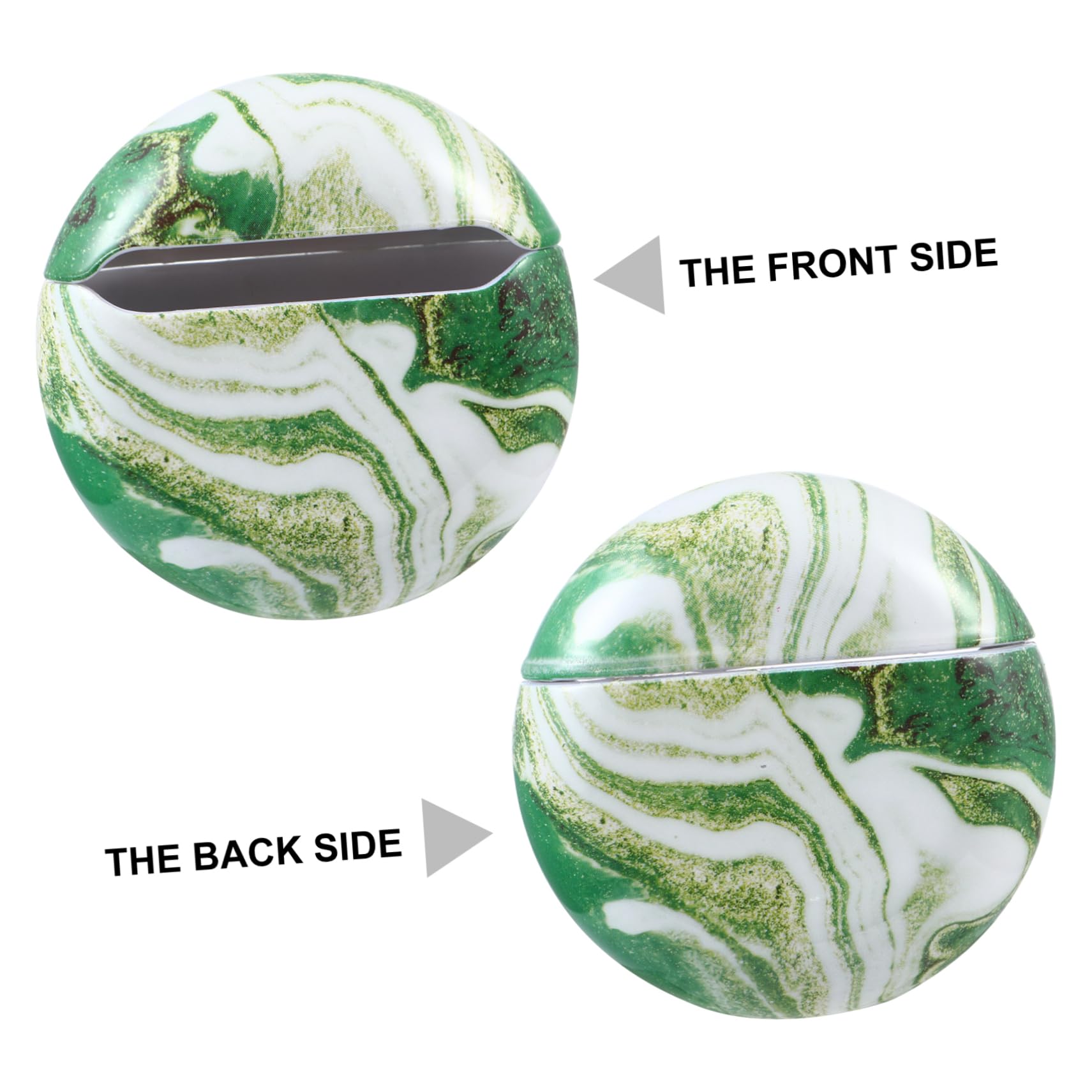 HEMOTON Marble Earphone Cover - 1pc Pearlescent Headphone Case for iPhone, Samsung & AirPods - Durable Protection for Wireless & Wired Earbuds - Perfect for Travel, Gym & Daily Use