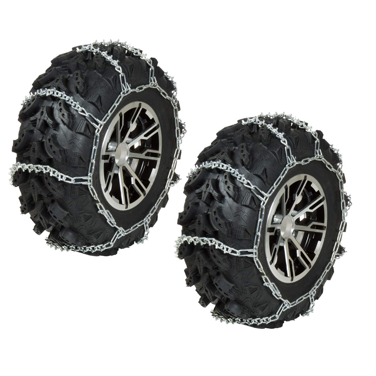 Arctic Cat 500 Auto TRV ATV Snow Tire Chains (2003-2006) - Heavy Duty Front Wheel Pair for Winter Traction & Off-Road Adventure
