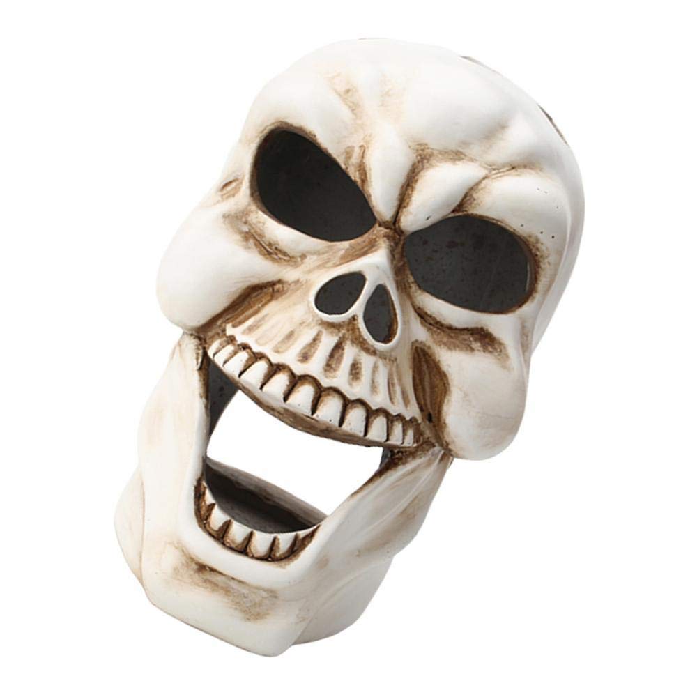 Resin Skull Tea Light Candle Holder - Halloween Decor, Gothic Home Decor, Spooky Party Supplies - Perfect for Halloween Parties, Home Decor, and Gothic Themed Events