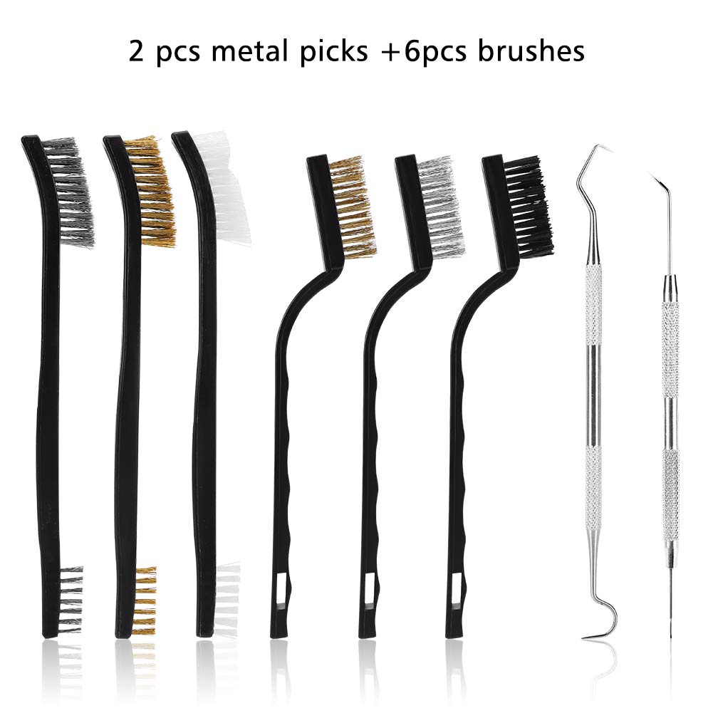 Accmor Gun Cleaning Kit - Pick & Brush Set for Firearm Maintenance