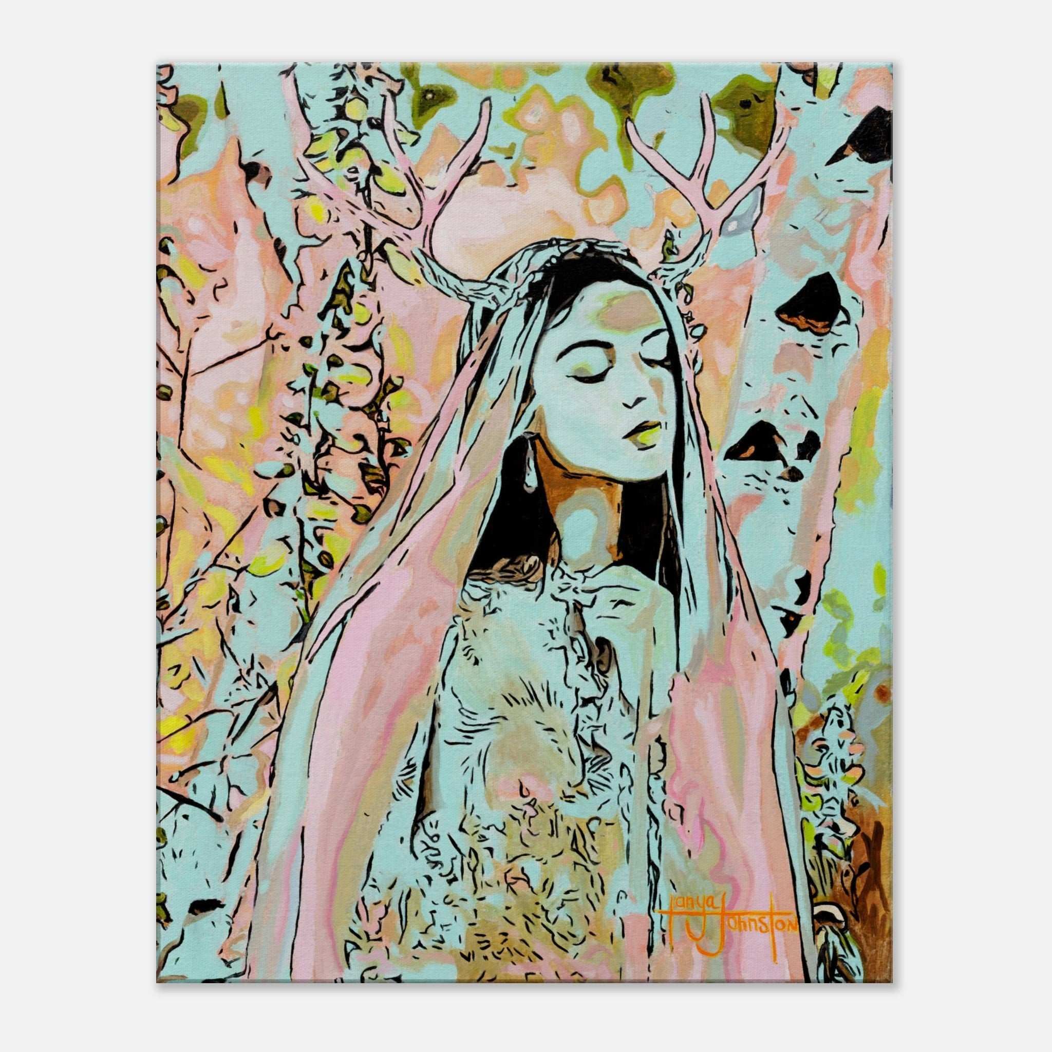 I Am the Flower & the Flower Is Me - Inspirational Wall Art Print for Home & Office Decor - Perfect for Living Room, Bedroom, or Gift Giving
