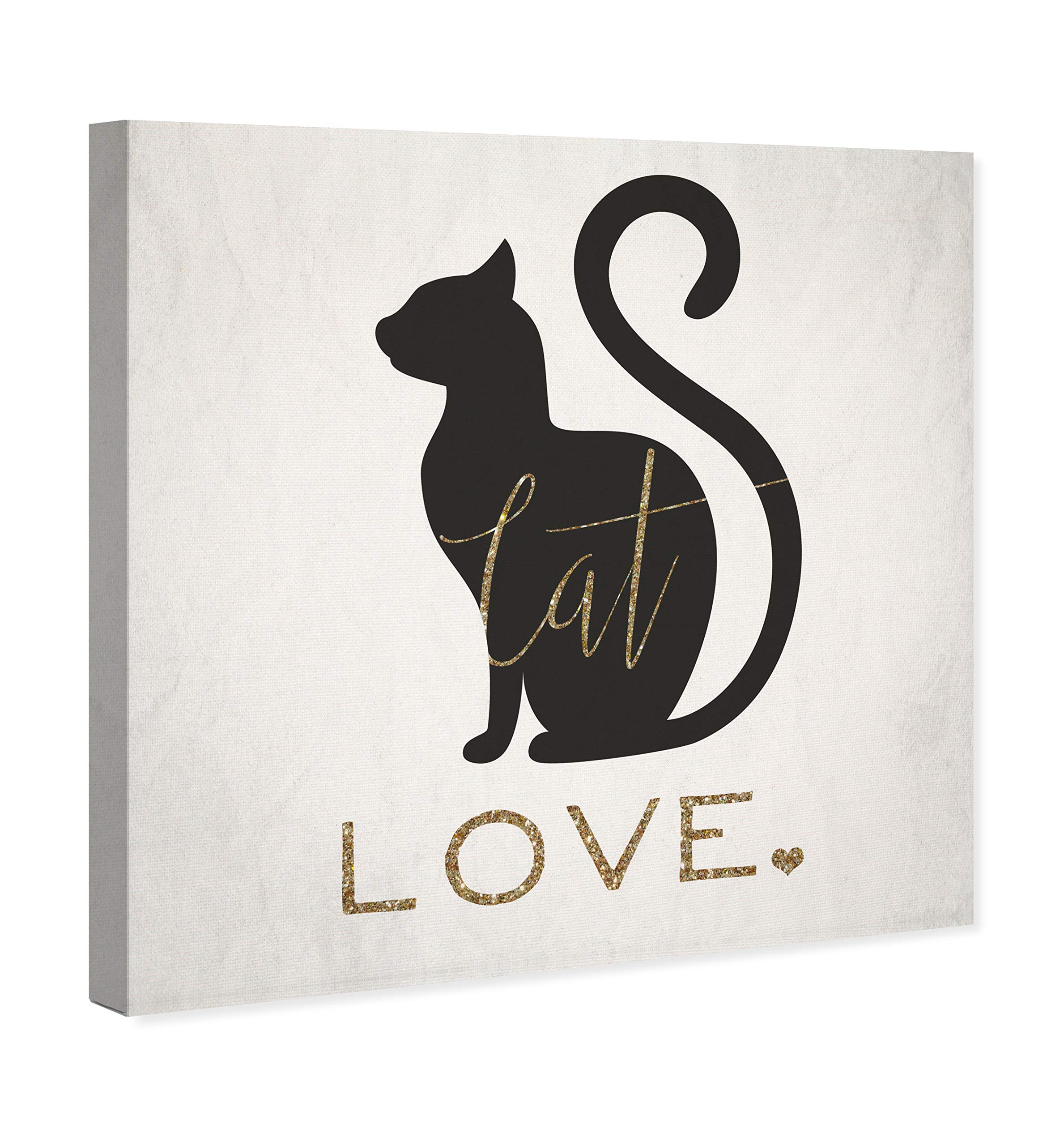 Oliver Gal Artist Co. Cat Love Wall Art Canvas Print - 12