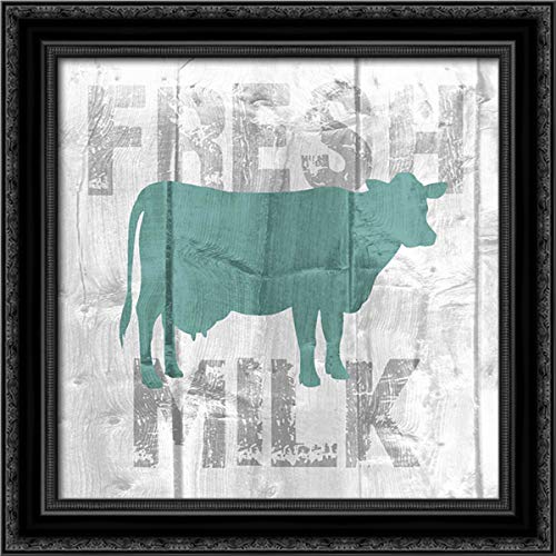 Canvas Art in a Black Ornate Wood Frame