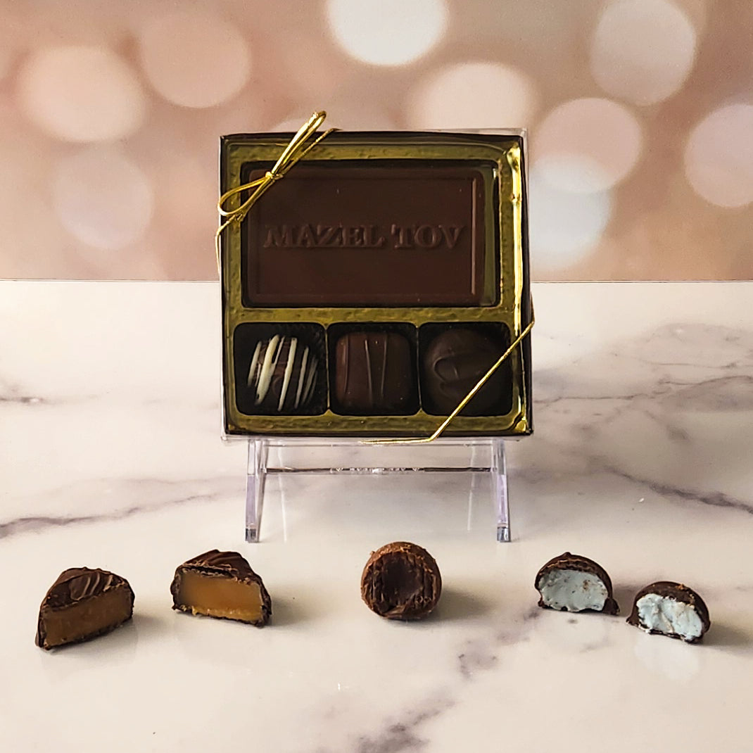 Mazel Tov Assortment - Premium Kosher Gift Box for Jewish Holidays, Weddings & Special Occasions | Perfect for Hanukkah, Bar Mitzvahs & Housewarming Gifts