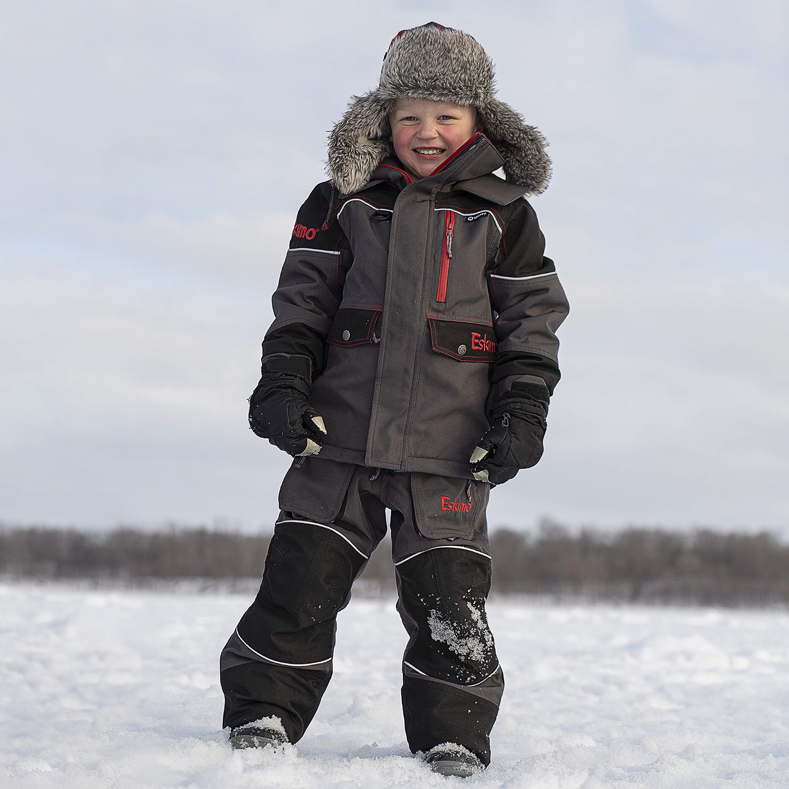 Eskimo Youth Keeper Bibs - Waterproof Snow Pants for Kids - Perfect for Winter Sports, Sledding & Outdoor Adventures
