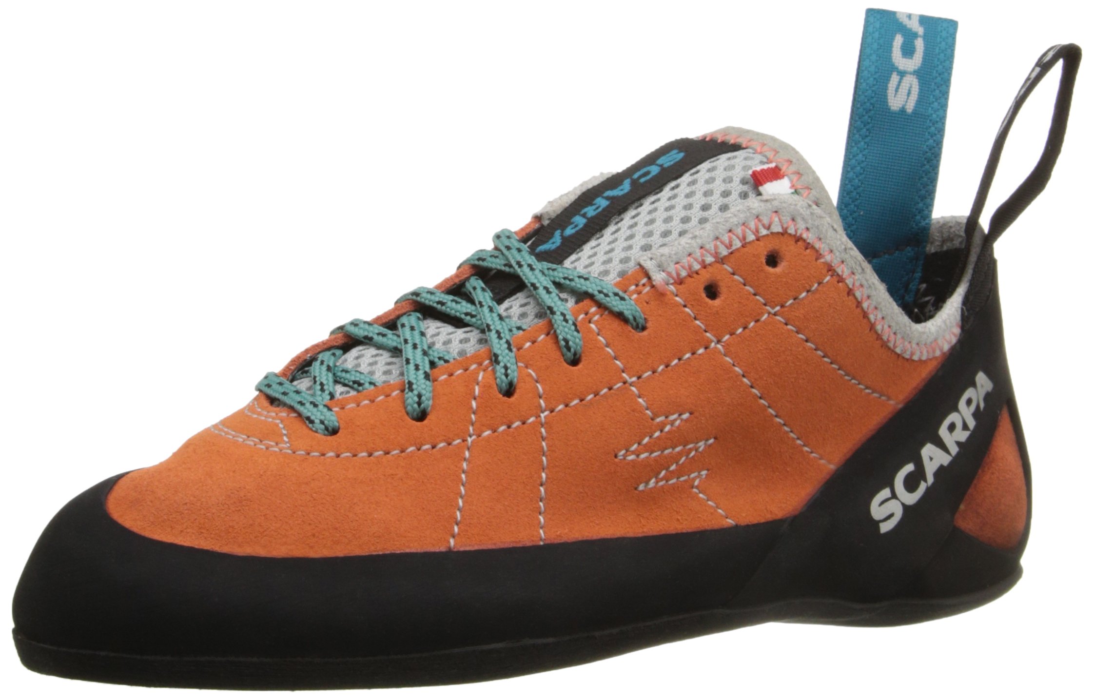 SCARPA Women's Helix Lace Rock Climbing Shoes - Lightweight & Durable for Trad & Sport Climbing - Low-Volume Women's Specific Fit - Perfect for Indoor Gyms & Outdoor Crags