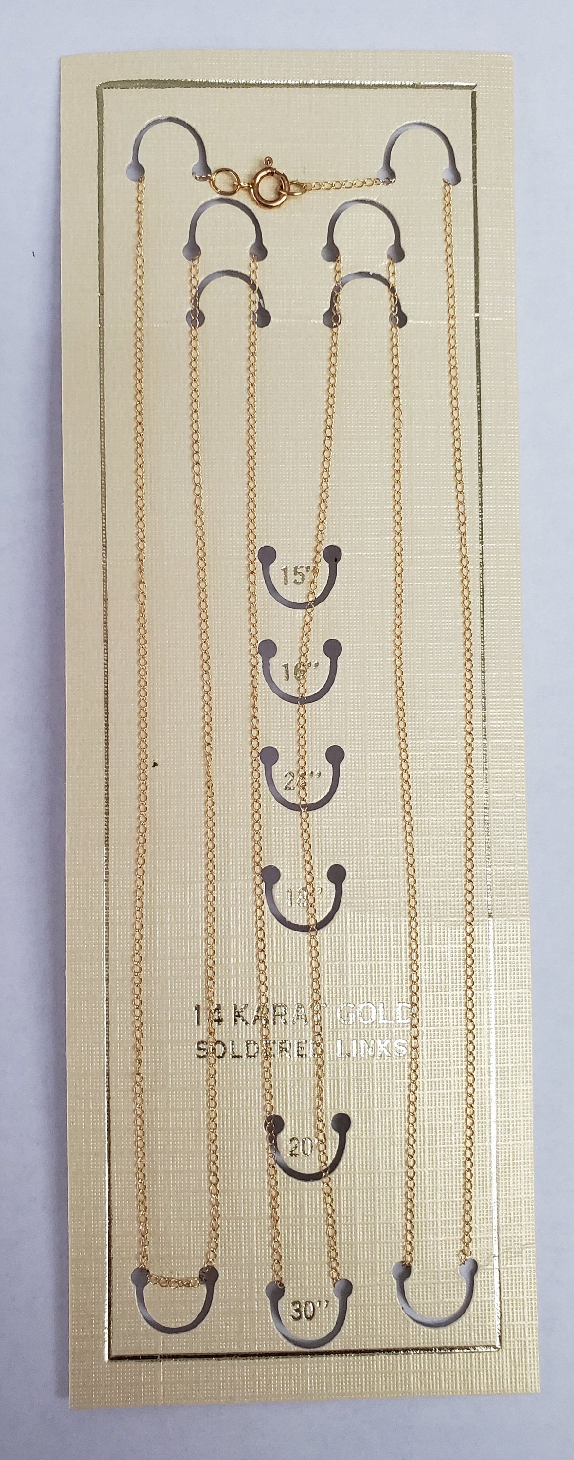 14k Yellow Gold or White Gold Cable Link Chain - Elegant & Durable Jewelry for Everyday Wear, Parties & Special Occasions
