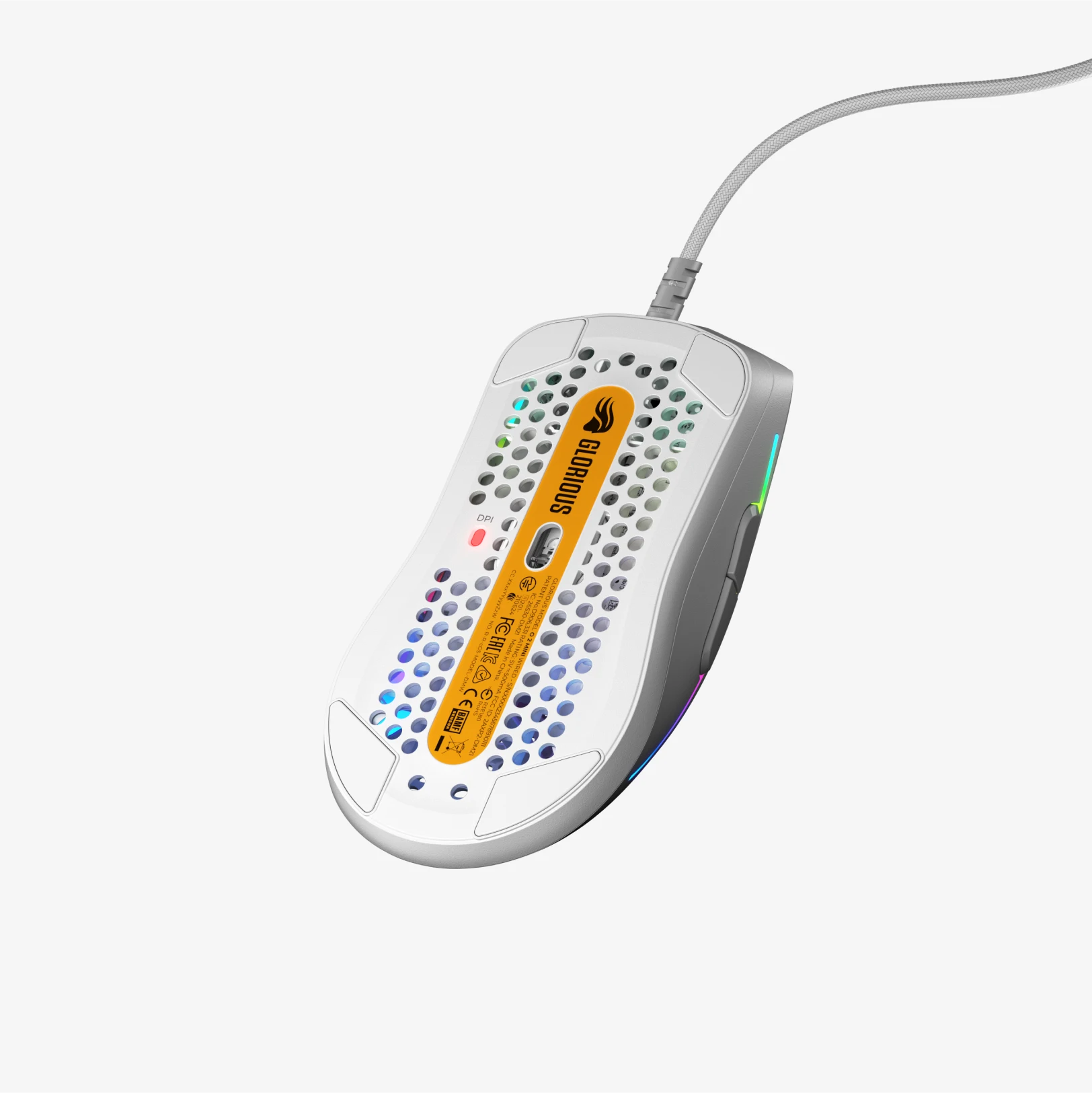 Glorious Model O 2 Mini Wired Gaming Mouse - Ultra Lightweight Honeycomb Design for PC, Esports & FPS Gaming - Perfect for Competitive Gamers & Office Work