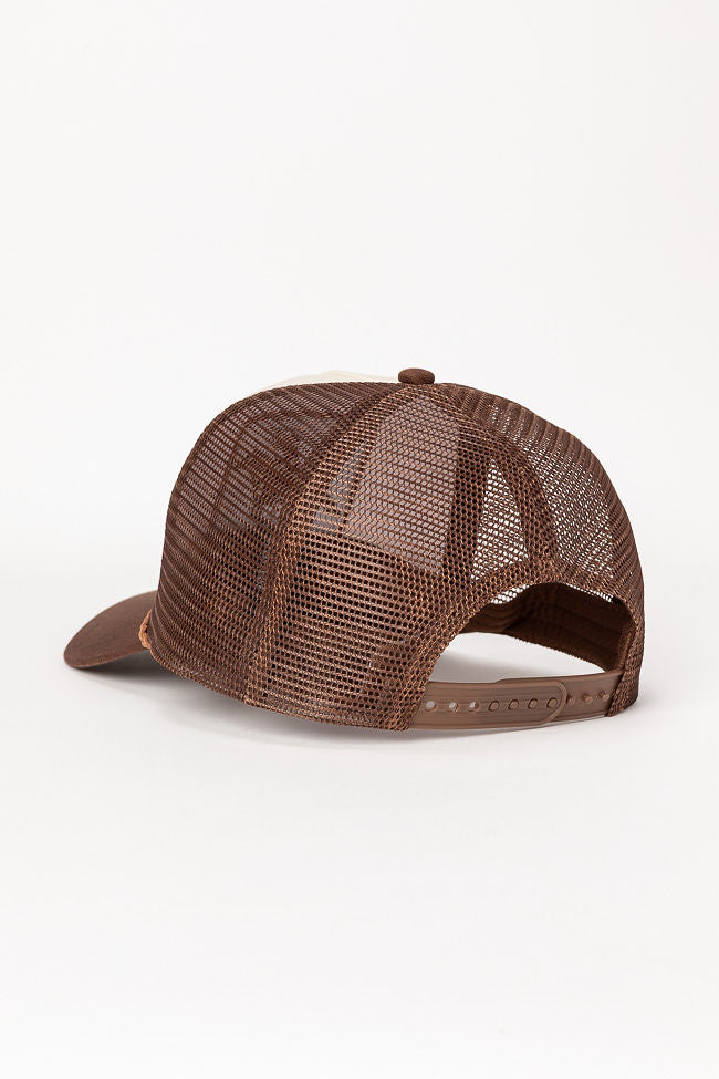 Cowboy Brown Two-Tone Baseball Cap for Men & Women - Stylish Adjustable Hat for Outdoor Activities, Sports, and Casual Wear