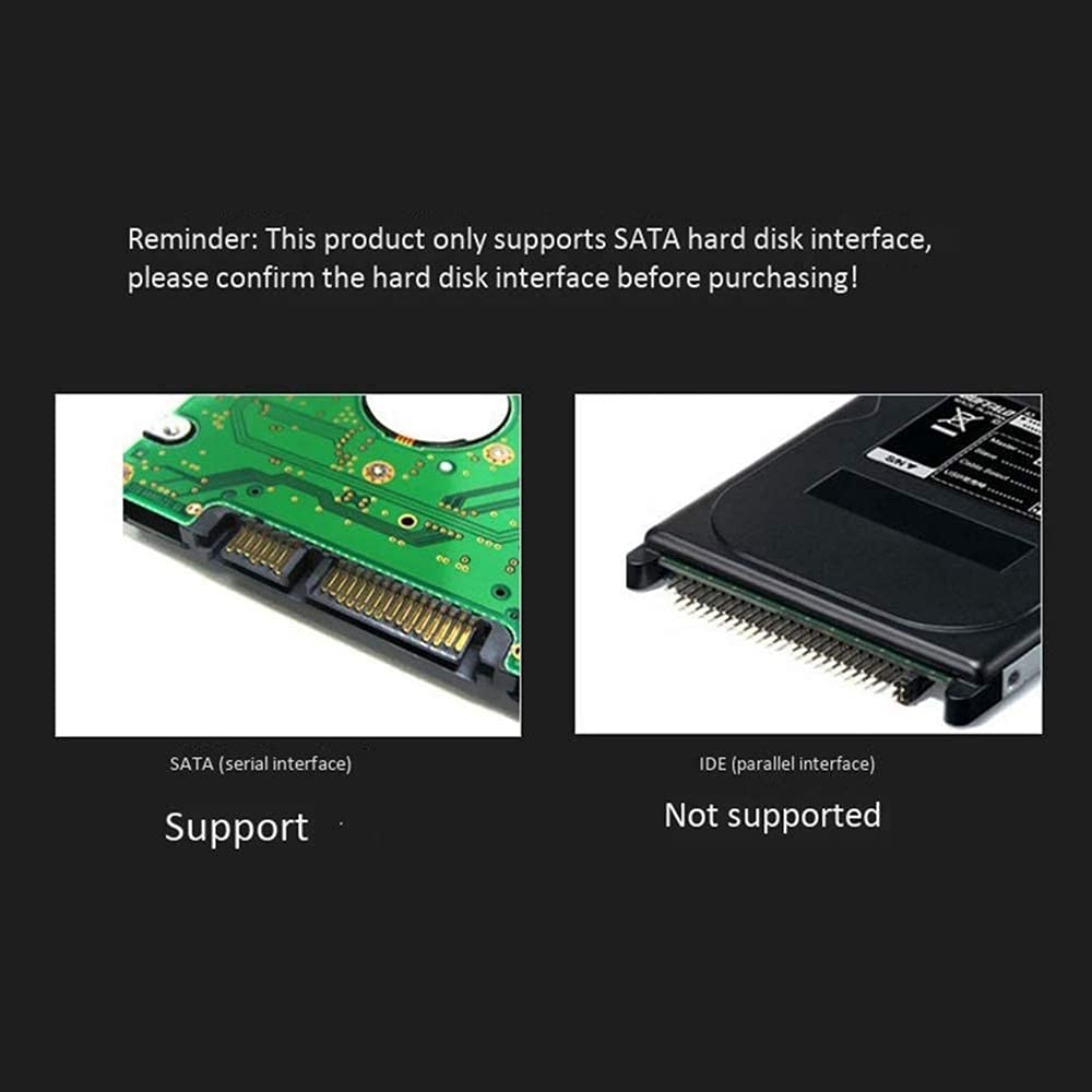 USB 3.1 to SATA Adapter Enclosure for 2.5