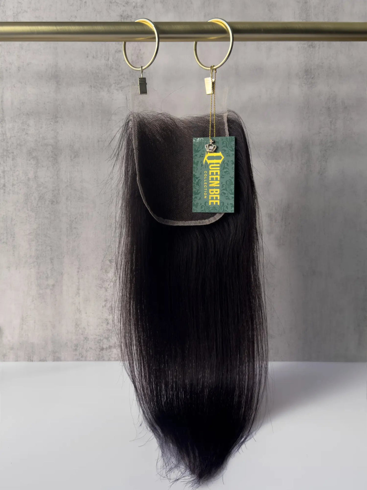 5x5 HD Queen Straight Closure - 100% Human Hair Lace Closure for Black Women - Perfect for Sew-In Weaves, Natural Hairstyles & Protective Styling