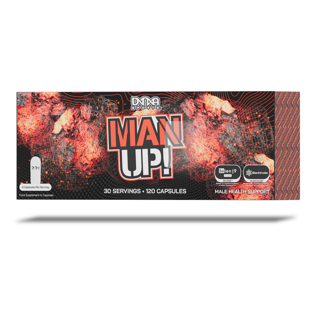 DNA Sports DNA Man Up Male Health Support Supplement - 120 Capsules for Energy, Stamina & Vitality - Boost Performance & Recovery for Athletes & Active Men
