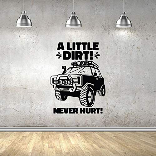 Off-Road Adventure Vinyl Wall Decal - 20x14 Inch Inspirational Quote Sticker for Kids Room, Bedroom & Nursery - Perfect for Boys, Girls & Off-Road Enthusiasts - Durable Home Decor for Playrooms, Kindergartens & Adventure-Themed Spaces