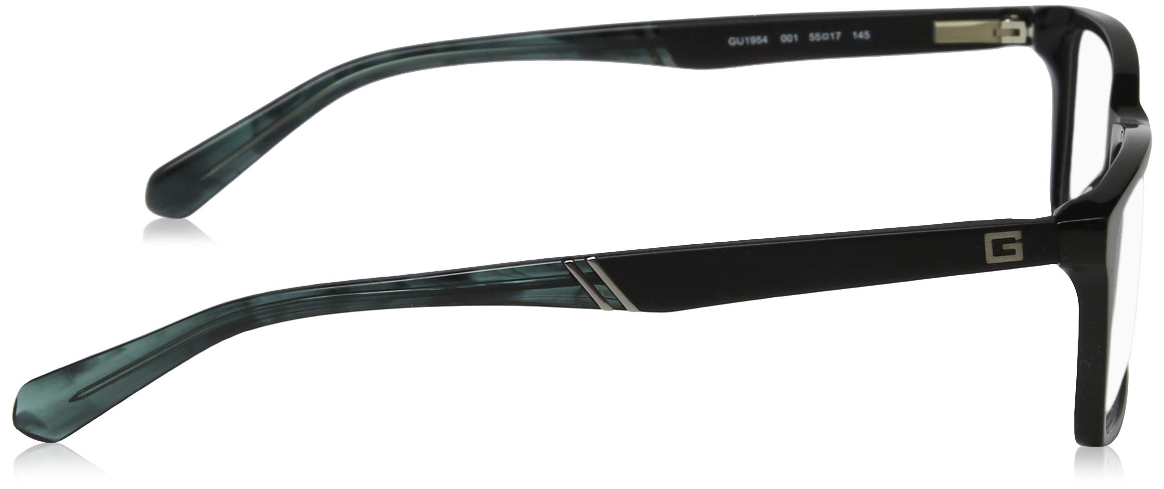 Guess Factory Black Rectangle Sunglasses for Women & Men - UV Protection, Fashionable & Lightweight - Perfect for Driving, Beach, and Outdoor Activities