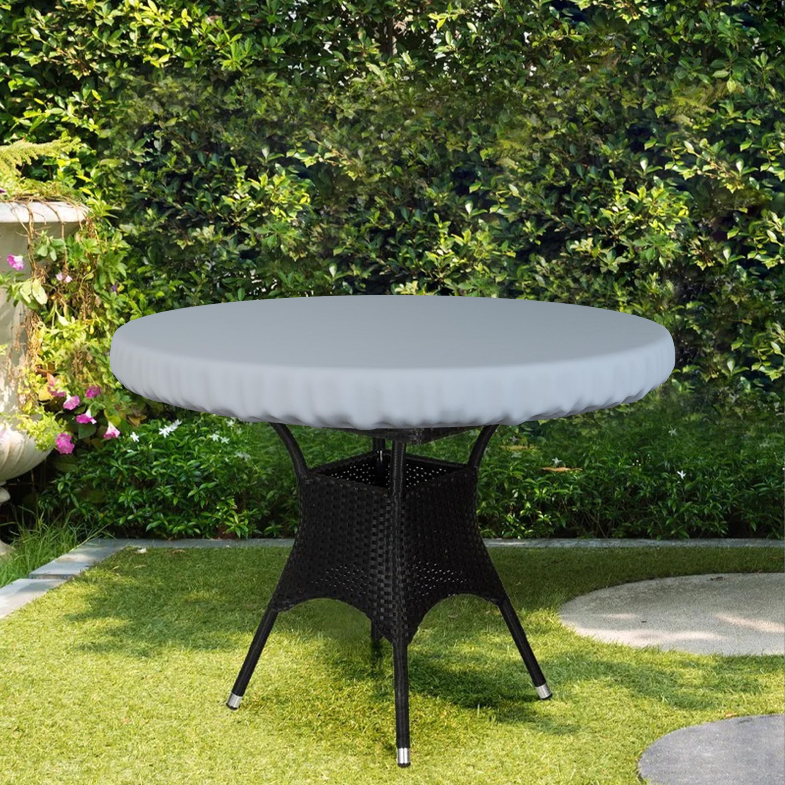 Heavy Duty 18 Oz Waterproof UV Resistant Outdoor Table Cover - 48
