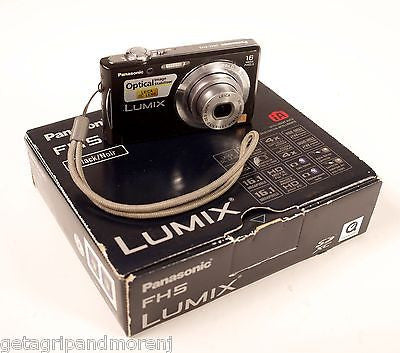 Panasonic LUMIX DMC-FH5 16.1MP Digital Camera with 28mm Wide Angle Lens - Black | Compact Point & Shoot Camera for Travel, Vlogging & Everyday Photography