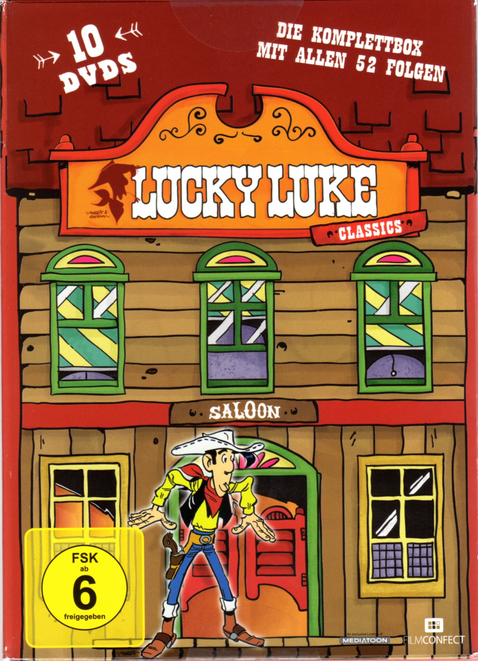 Lucky Luke Classics Box Set - Complete Western Comic Book Collection for Adults & Kids | Perfect for Gifts, Reading, and Collecting
