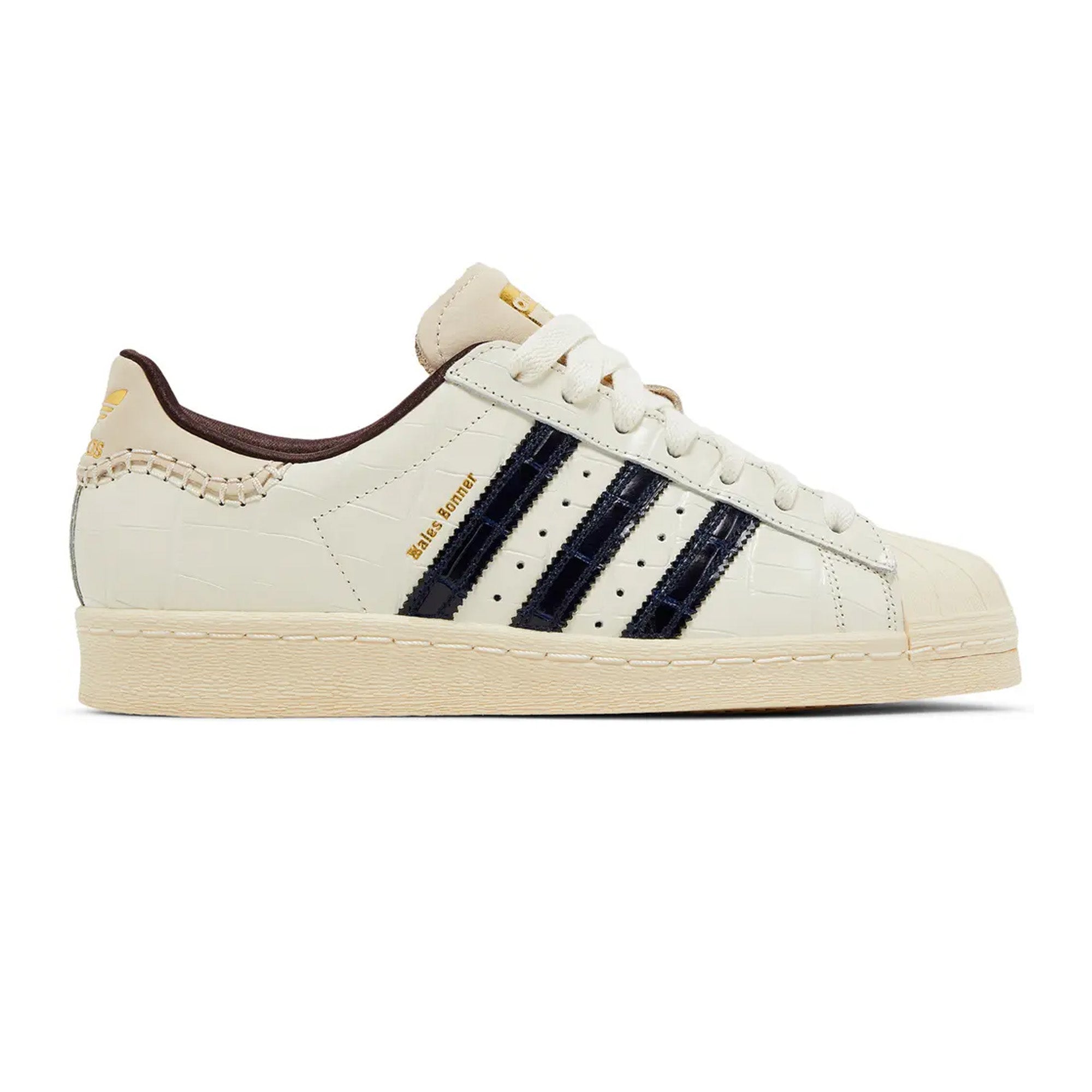 Adidas Superstar Wales Bonner 'White Croc' Sneakers 2024 - Limited Edition White Crocodile Embossed Leather Shoes for Men & Women - Perfect for Streetwear, Casual Outfits and Fashion Collectors