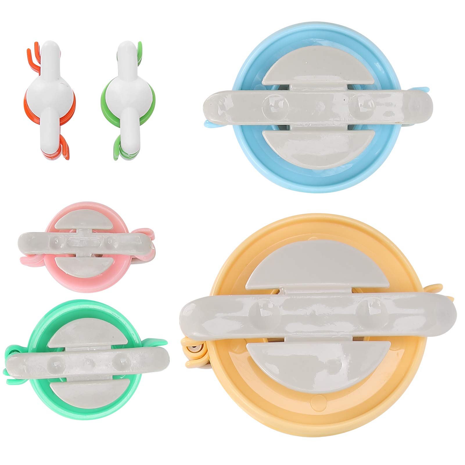 GLOGLOW 6Pcs Pom Pom Maker Kit - DIY Fluffy Yarn Ball Weaver Tool for Knitting, Crochet & Craft Projects - Perfect for Adults & Kids (Great for Scarf, Hat & Home Decor Accessories)